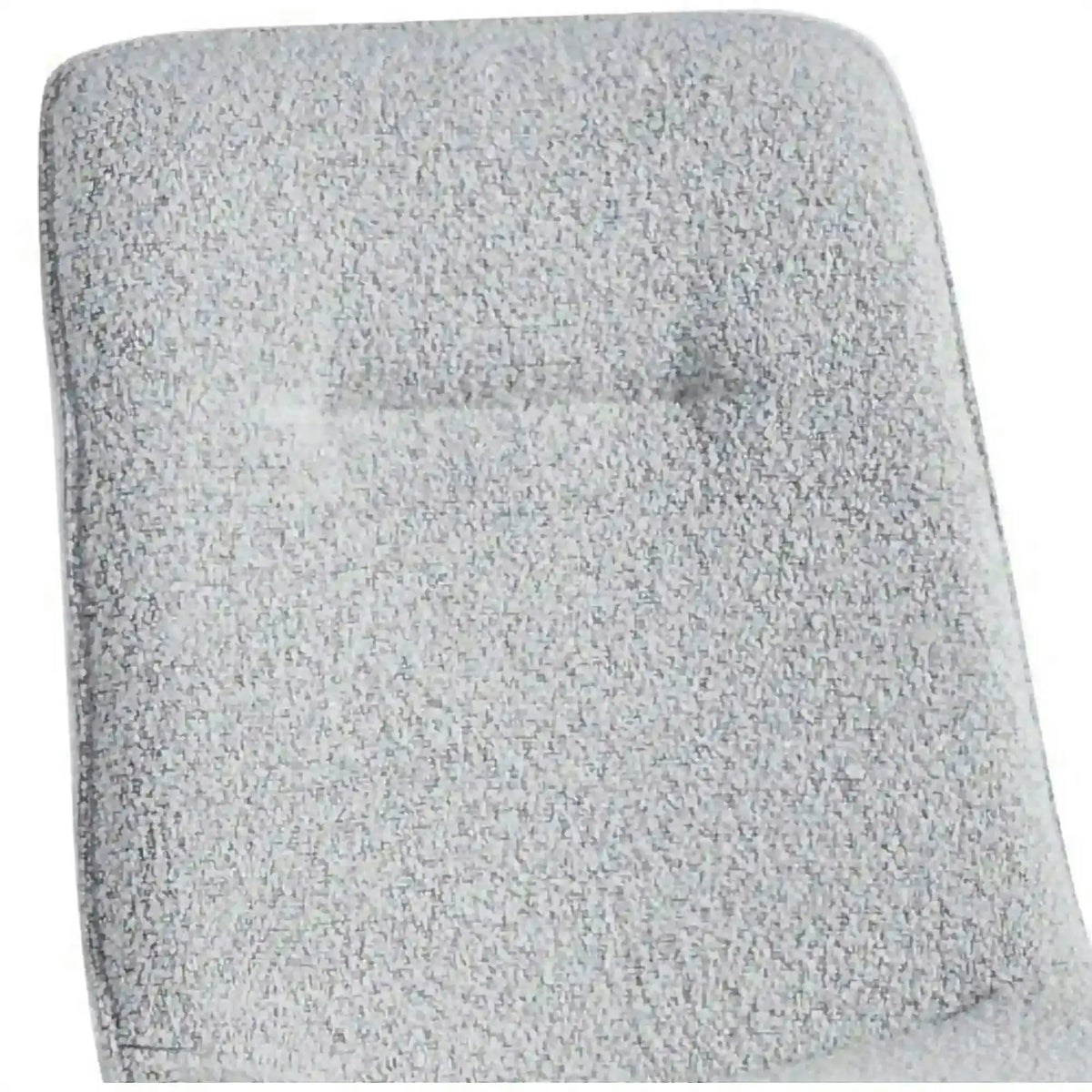Scaun DOT, gri deschis/negru, stofa buclata/metal, 45x57x89 cm