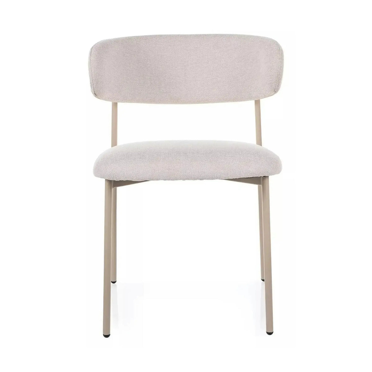 Scaun ELTON, bej deschis - Brego 22/casmir, stofa clasica/metal, 56x46x80 cm