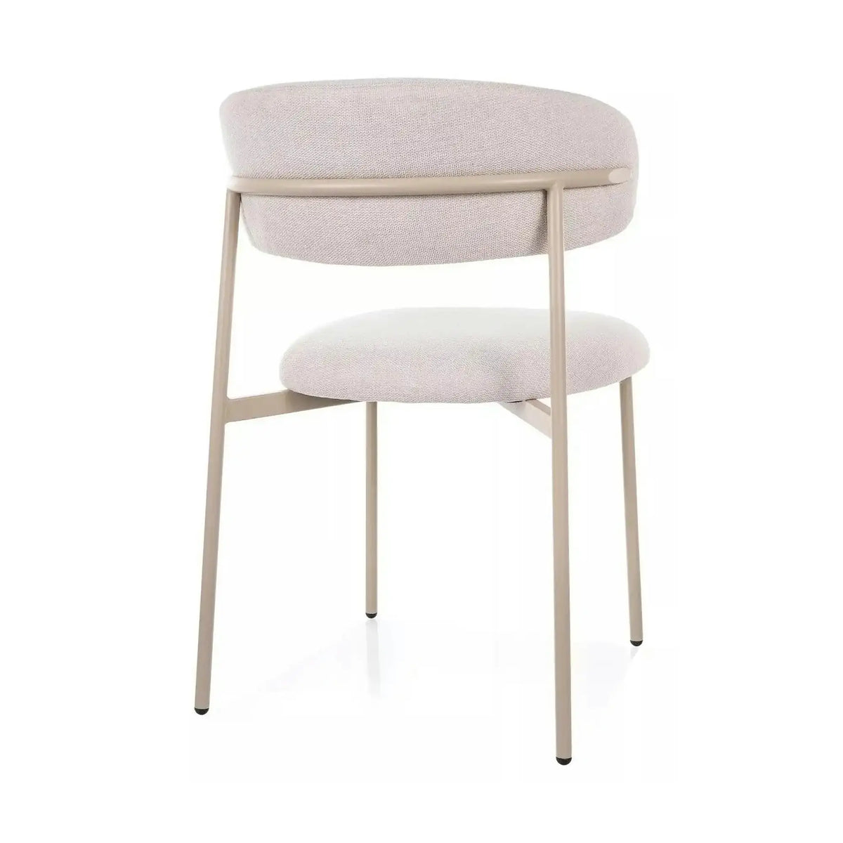 Scaun ELTON, bej deschis - Brego 22/casmir, stofa clasica/metal, 56x46x80 cm