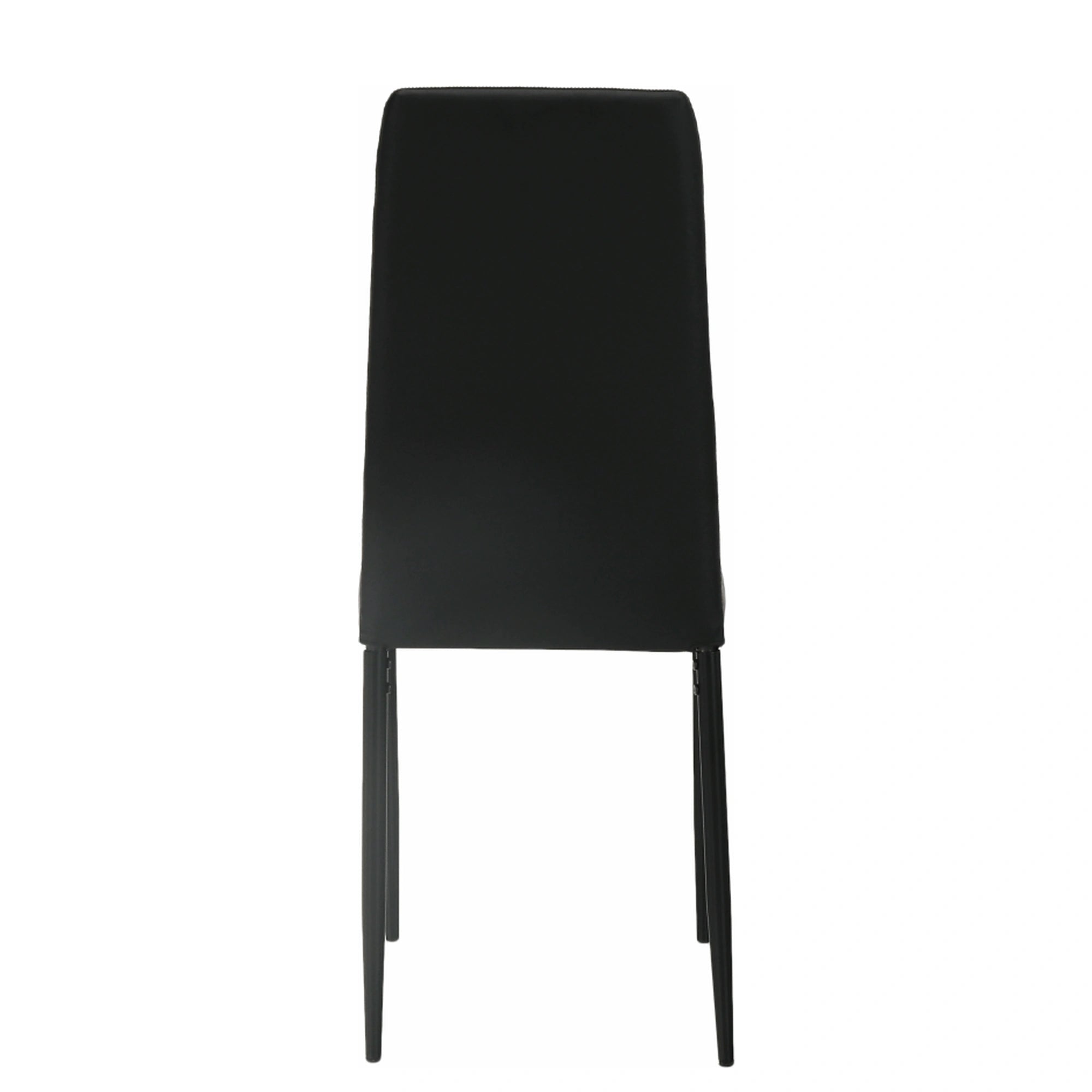 Scaun ENRA, gri inchis/negru, textil/metal, 41x46x98 cm