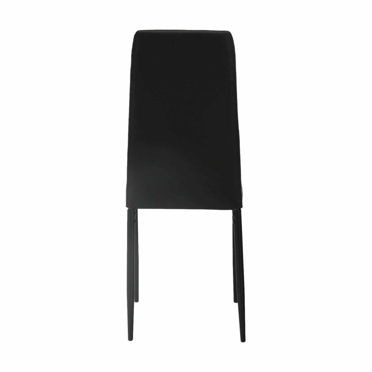Scaun ENRA, gri inchis/negru, textil/metal, 41x46x98 cm