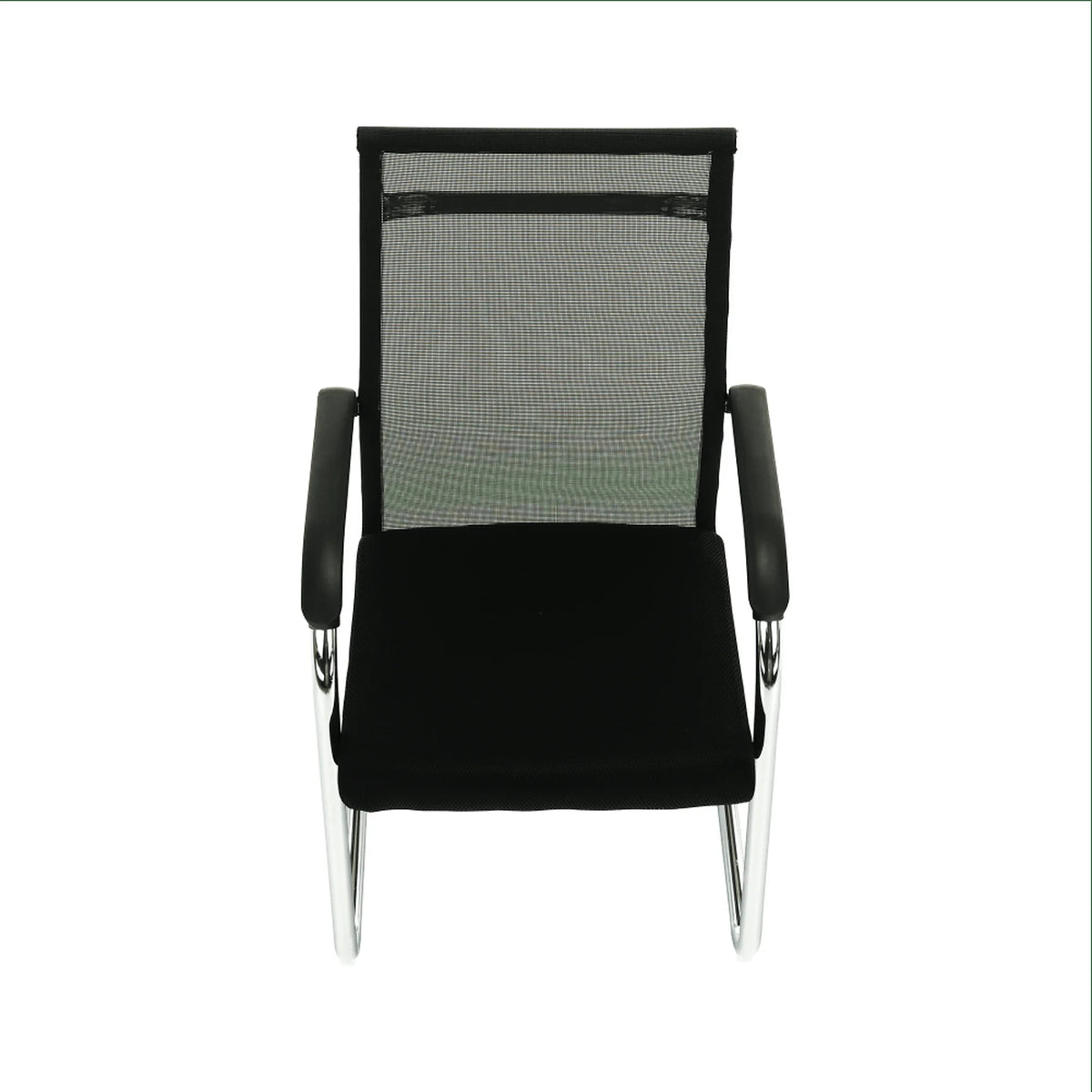 Scaun ESIN, negru/crom, plasa/metal, 55x64x93 cm