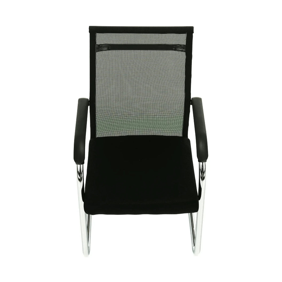Scaun ESIN, negru/crom, plasa/metal, 55x64x93 cm