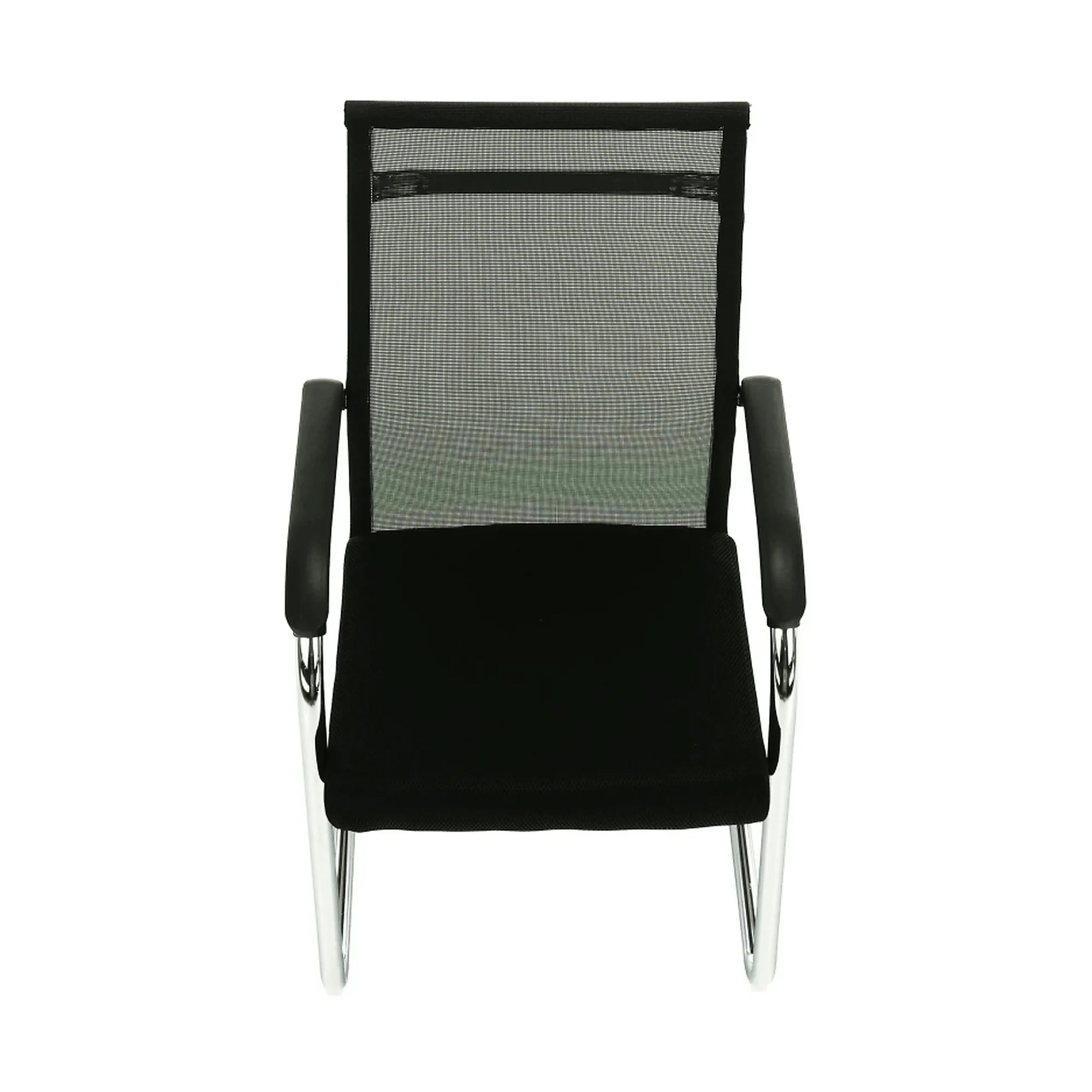Scaun ESIN, negru/crom, plasa/metal, 55x64x93 cm