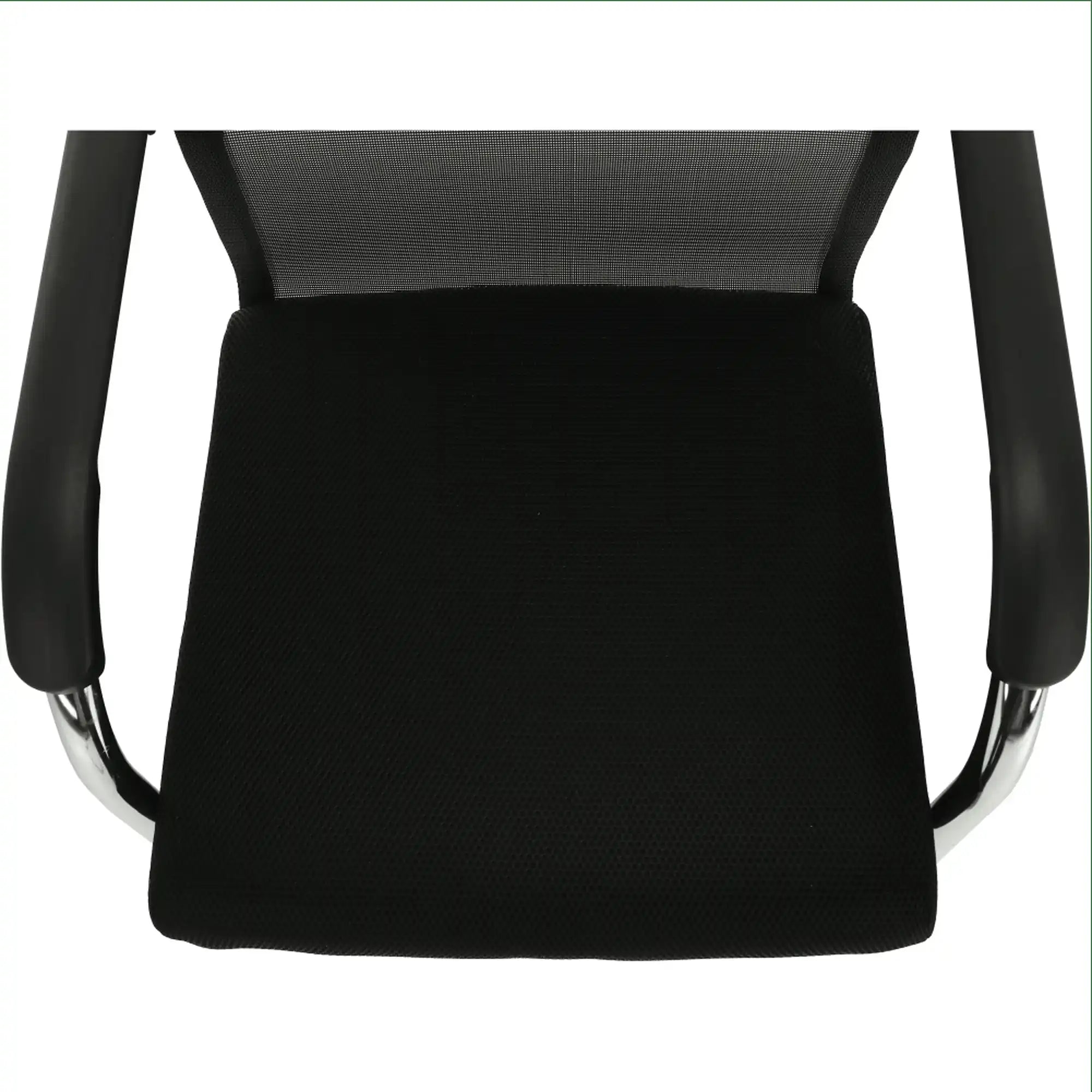 Scaun ESIN, negru/crom, plasa/metal, 55x64x93 cm