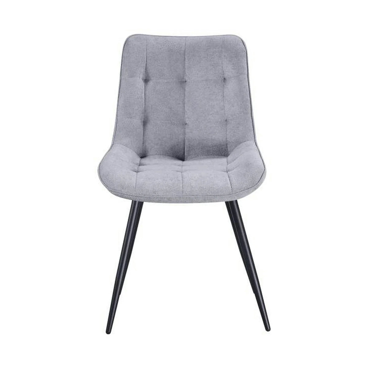 Scaun EVO, gri deschis/negru, stofa clasica/metal, 51x63x86 cm