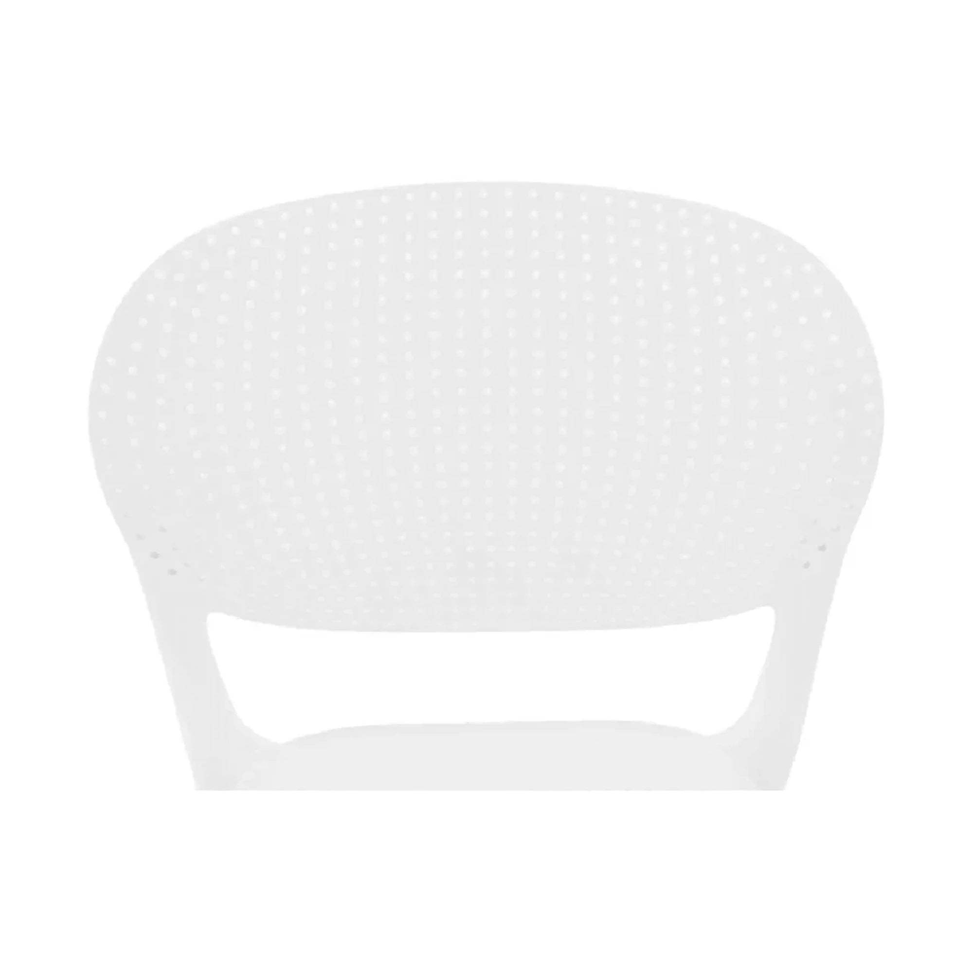 Scaun FEDRA NEW, alb, plastic, 45x53x81 cm