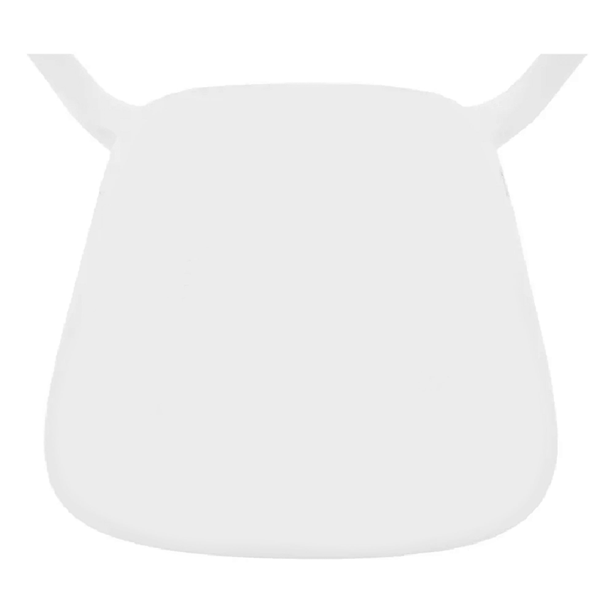 Scaun FEDRA NEW, alb, plastic, 45x53x81 cm