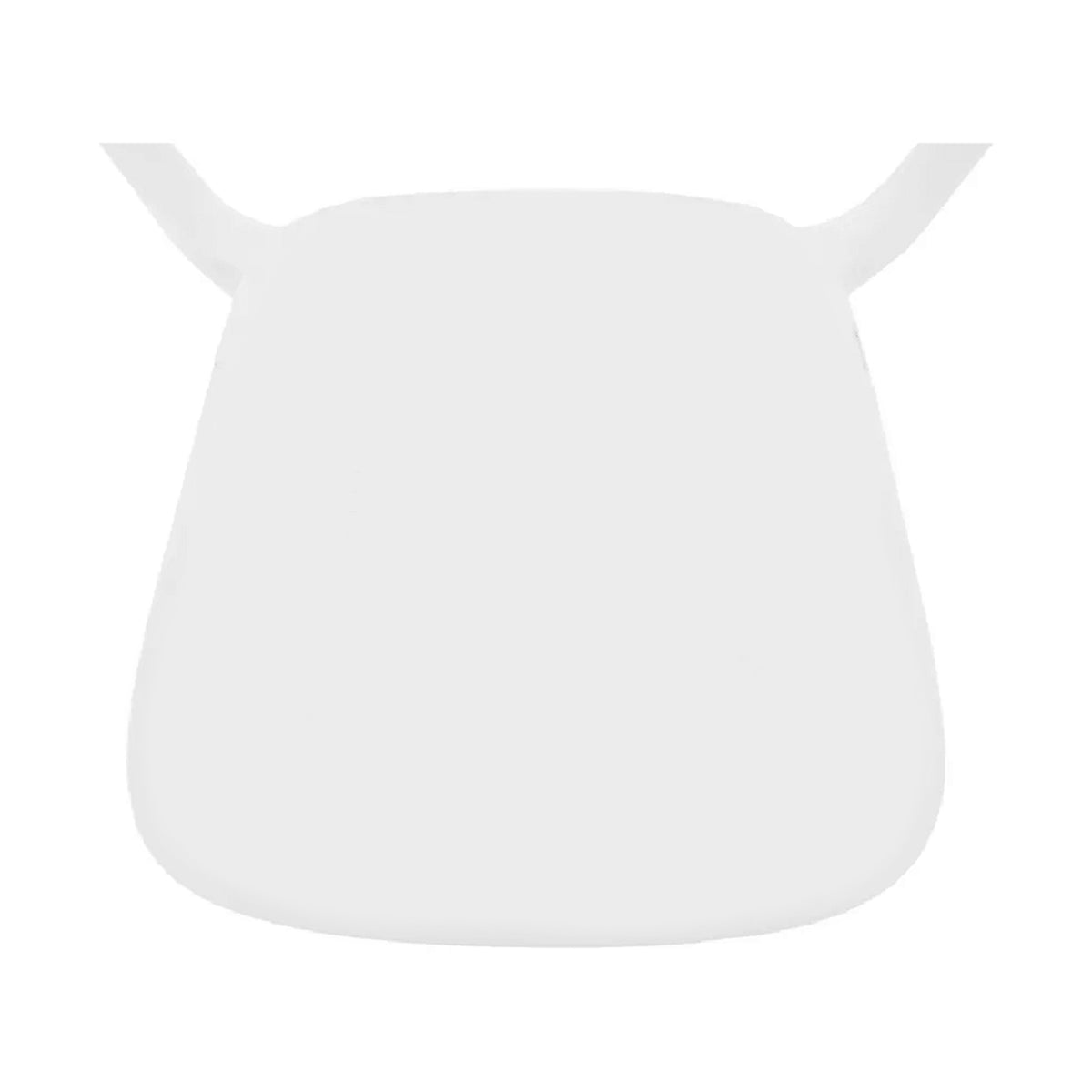 Scaun FEDRA NEW, alb, plastic, 45x53x81 cm