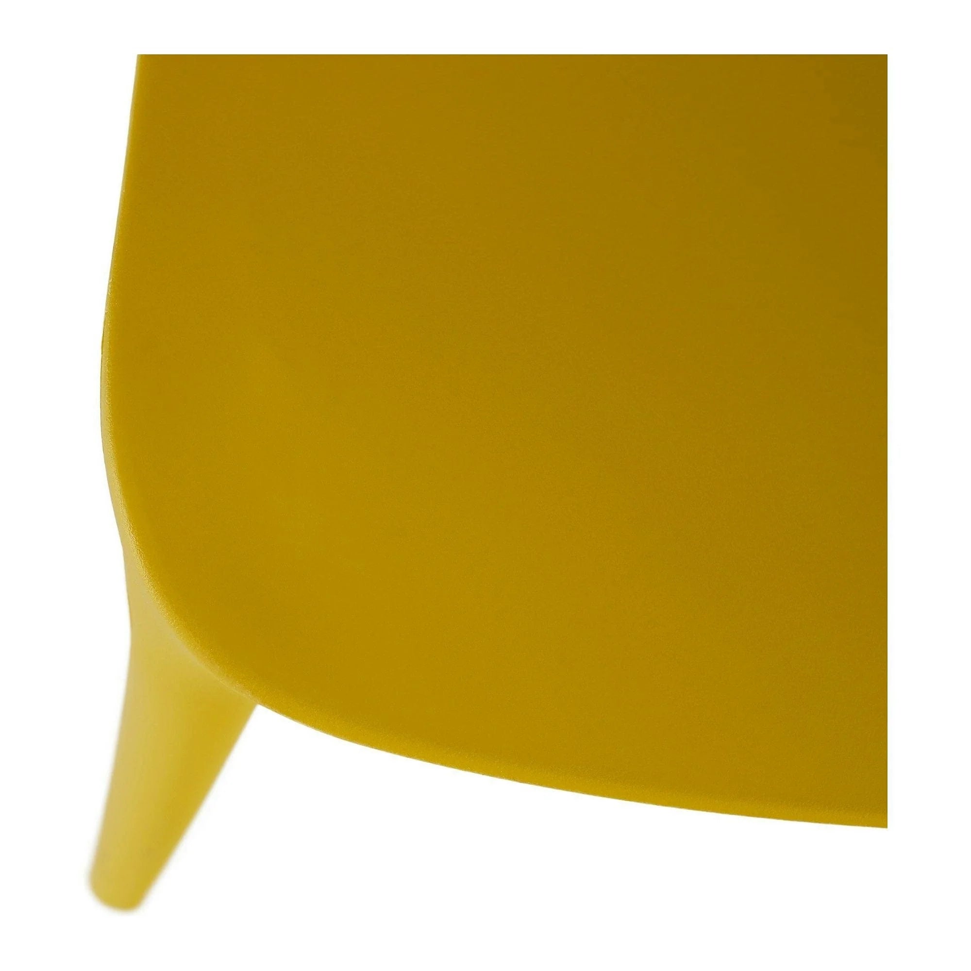 Scaun FEDRA NEW, galben, plastic, 46x53x81.5 cm