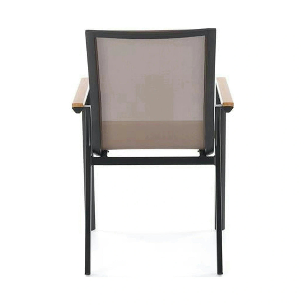 Scaun FIERRO, gri/negru, plasa/metal, 57x66x88 cm