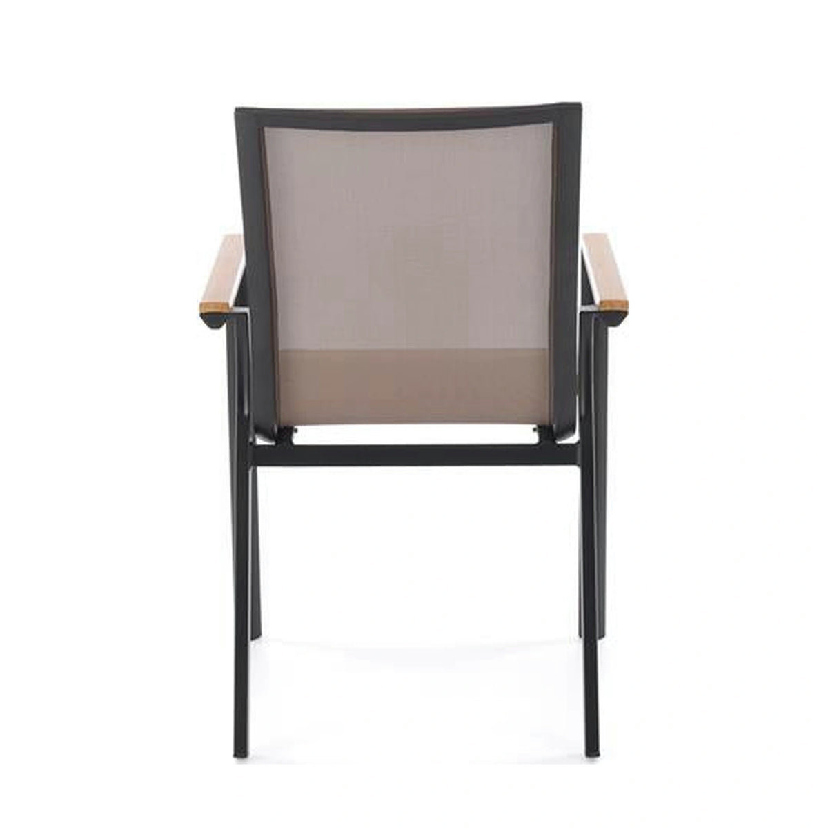 Scaun FIERRO, gri/negru, plasa/metal, 57x66x88 cm