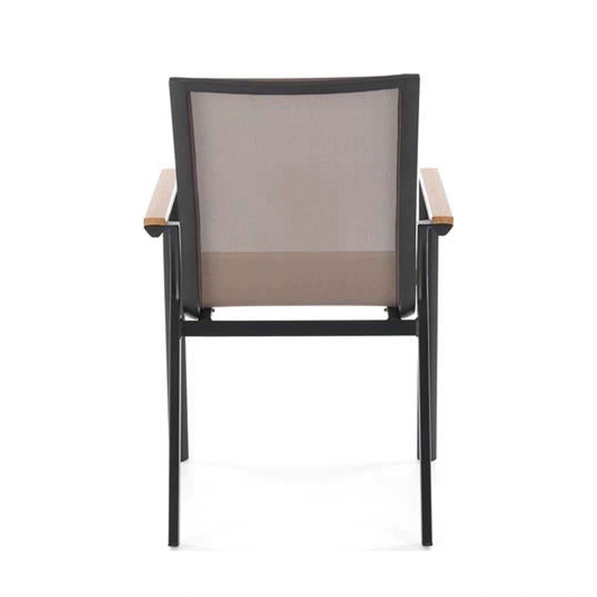 Scaun FIERRO, gri/negru, plasa/metal, 57x66x88 cm