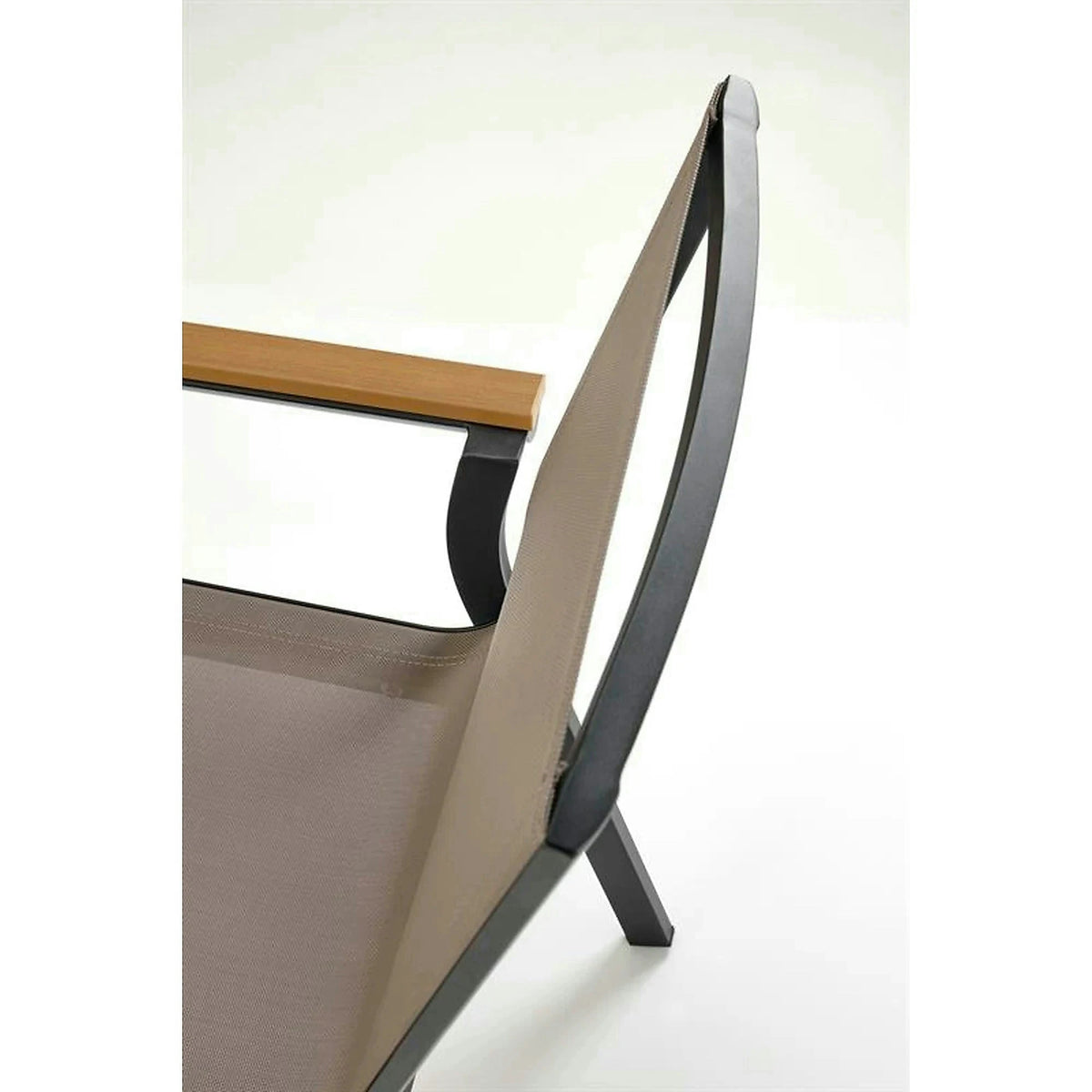 Scaun FIERRO, gri/negru, plasa/metal, 57x66x88 cm