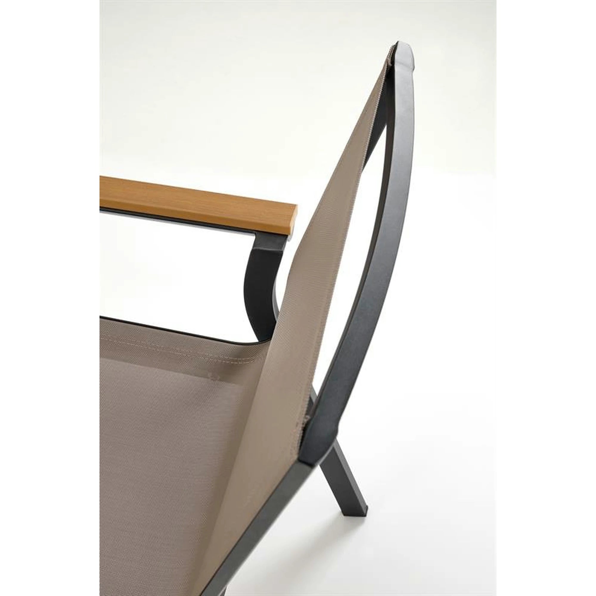 Scaun FIERRO, gri/negru, plasa/metal, 57x66x88 cm