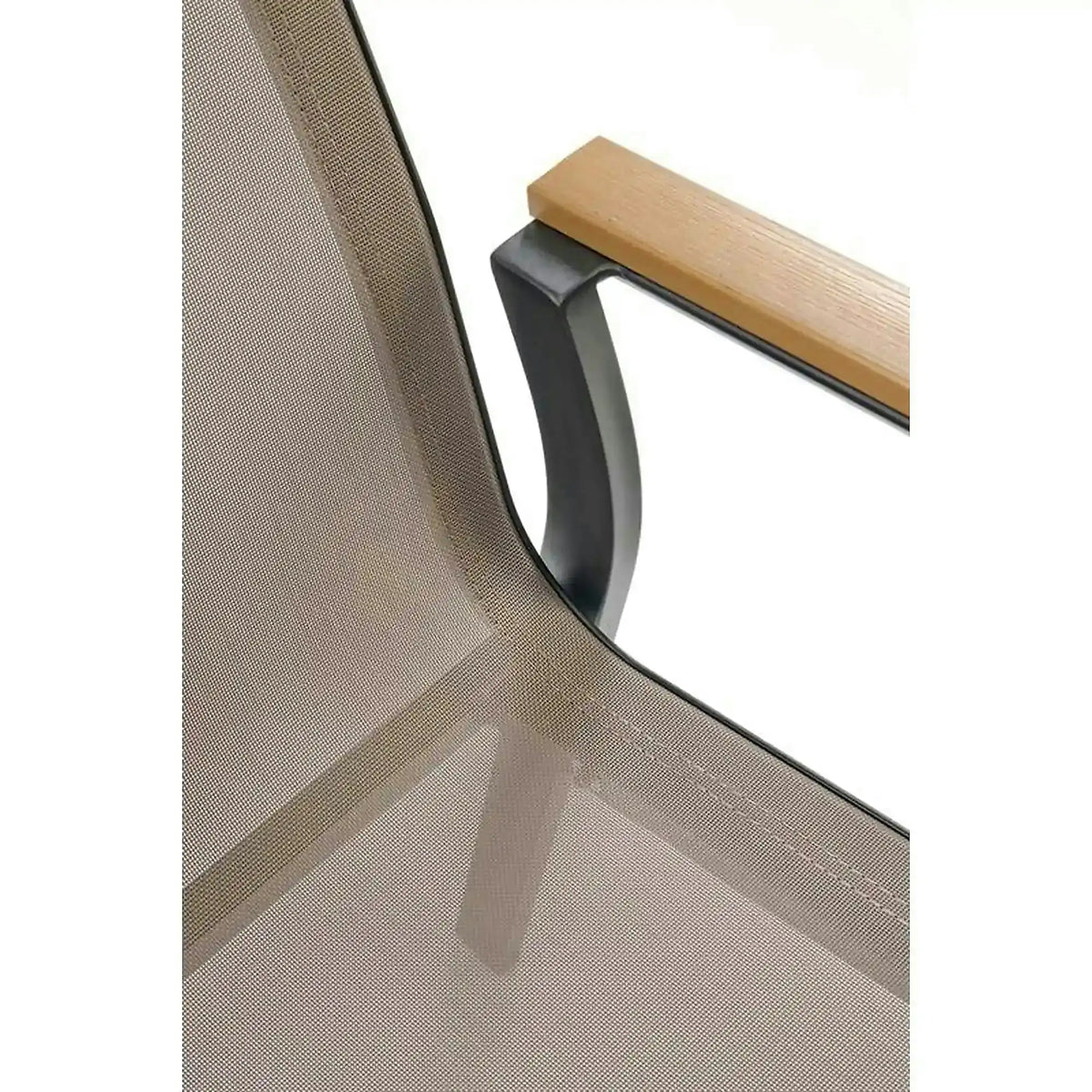 Scaun FIERRO, gri/negru, plasa/metal, 57x66x88 cm