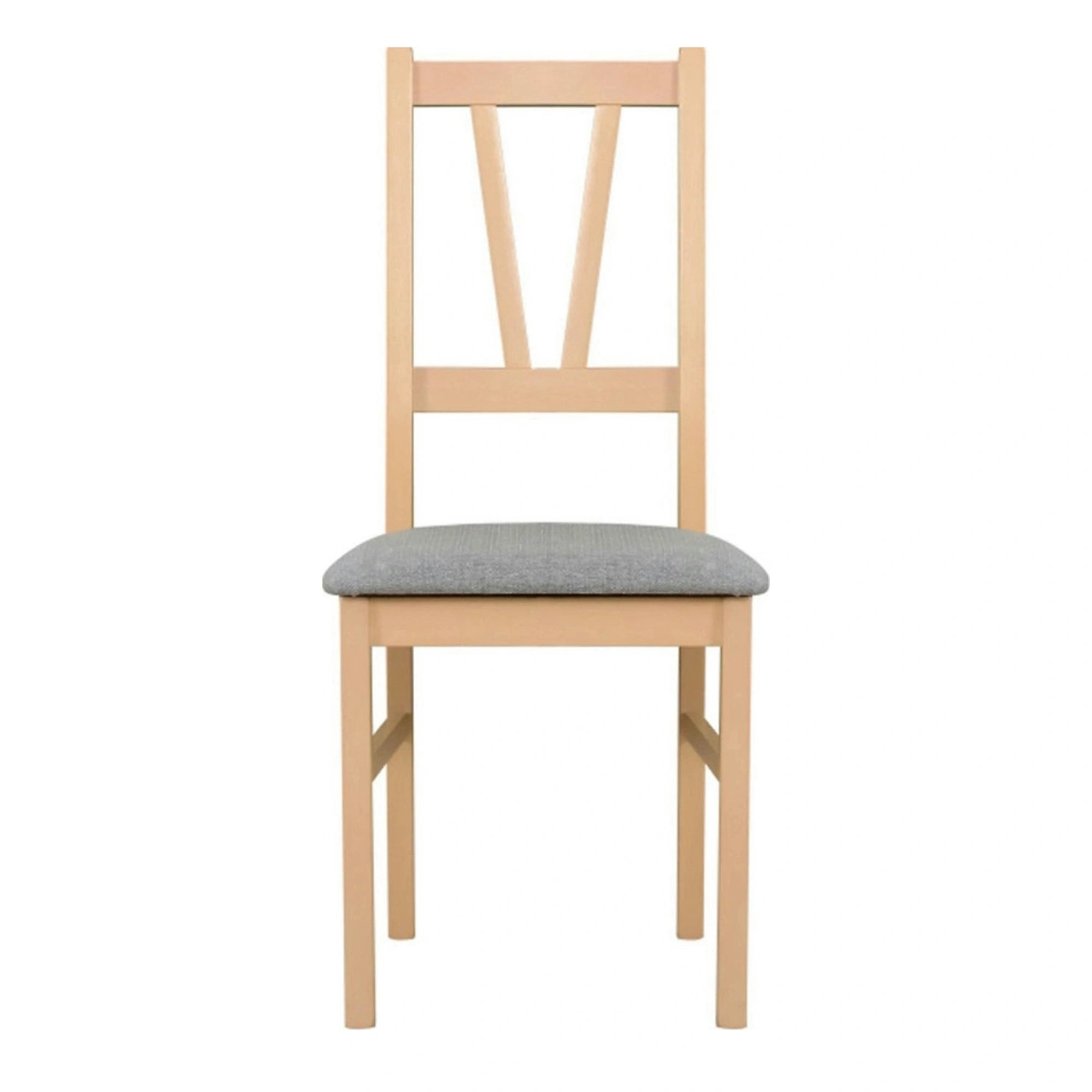 Scaun FILO, stejar sonoma/gri, stofa clasica/lemn, 43x50x94 cm