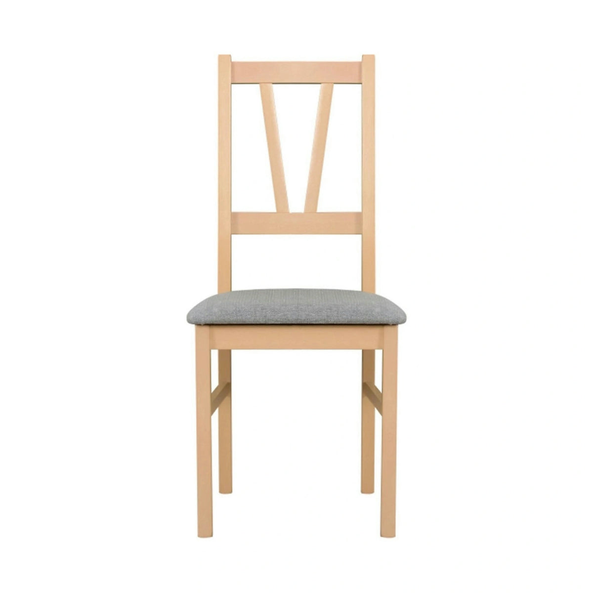 Scaun FILO, stejar sonoma/gri, stofa clasica/lemn, 43x50x94 cm
