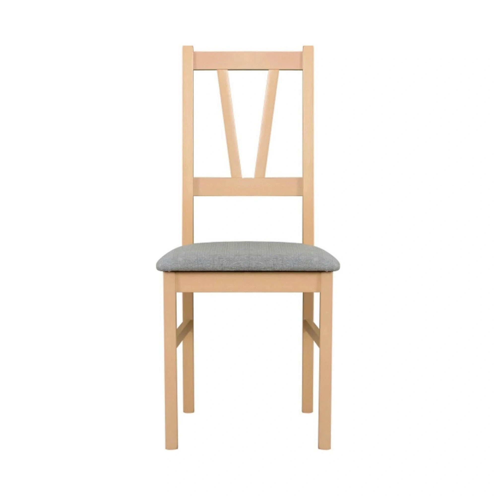 Scaun FILO, stejar sonoma/gri, stofa clasica/lemn, 43x50x94 cm