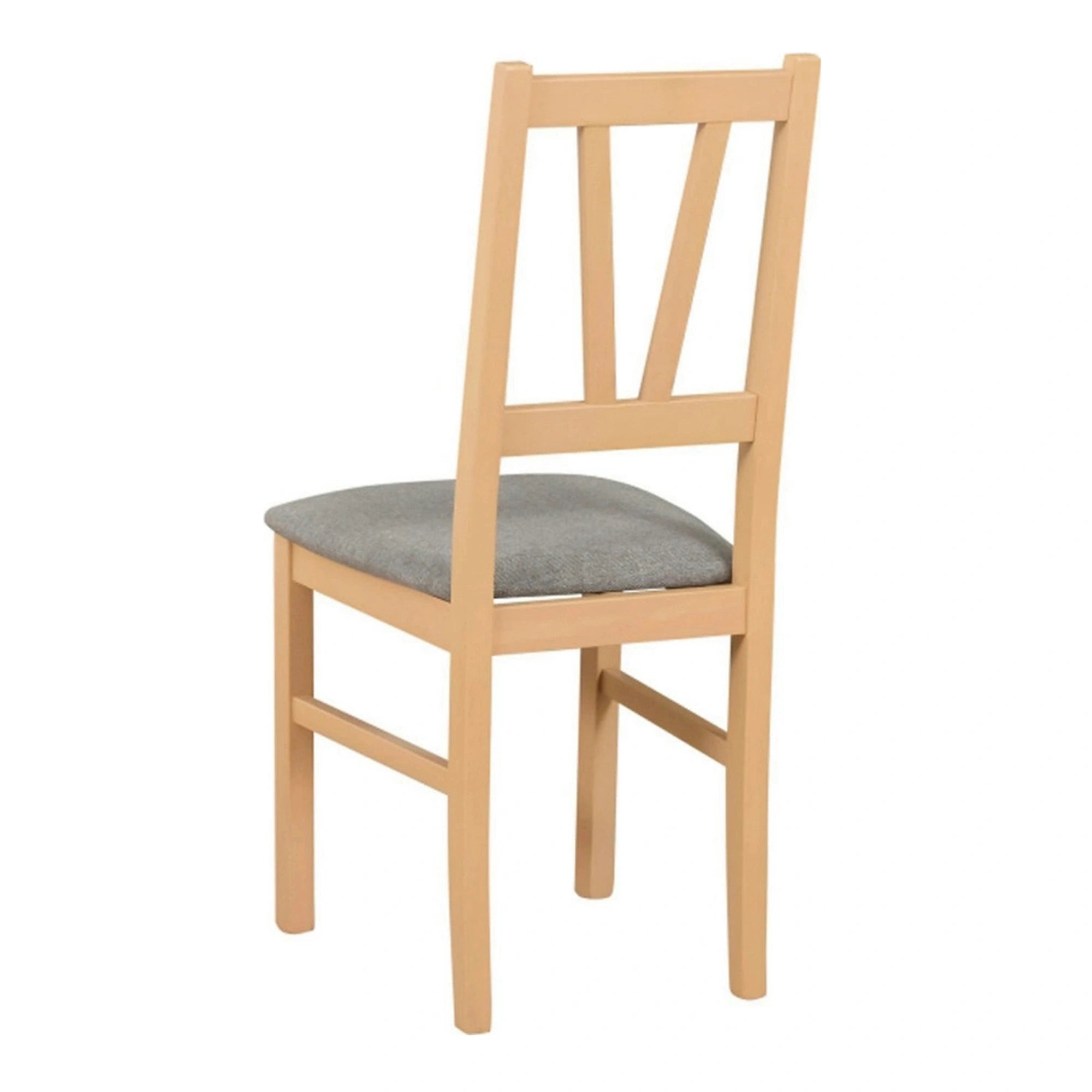 Scaun FILO, stejar sonoma/gri, stofa clasica/lemn, 43x50x94 cm