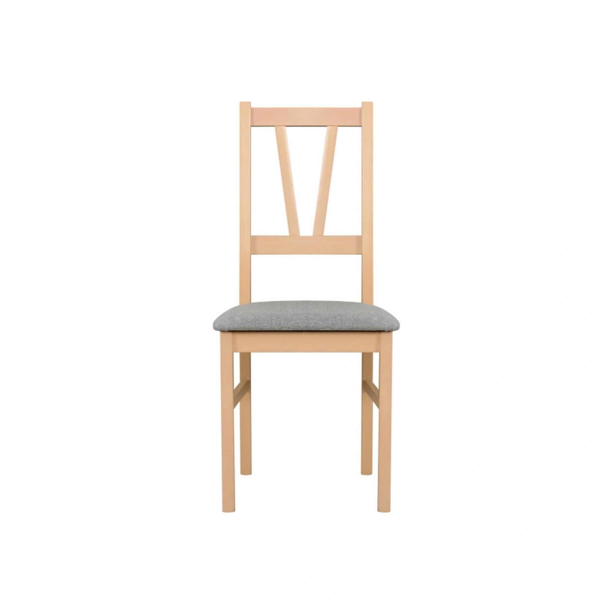 Scaun FILO, stejar sonoma/gri, stofa clasica/lemn, 43x50x94 cm
