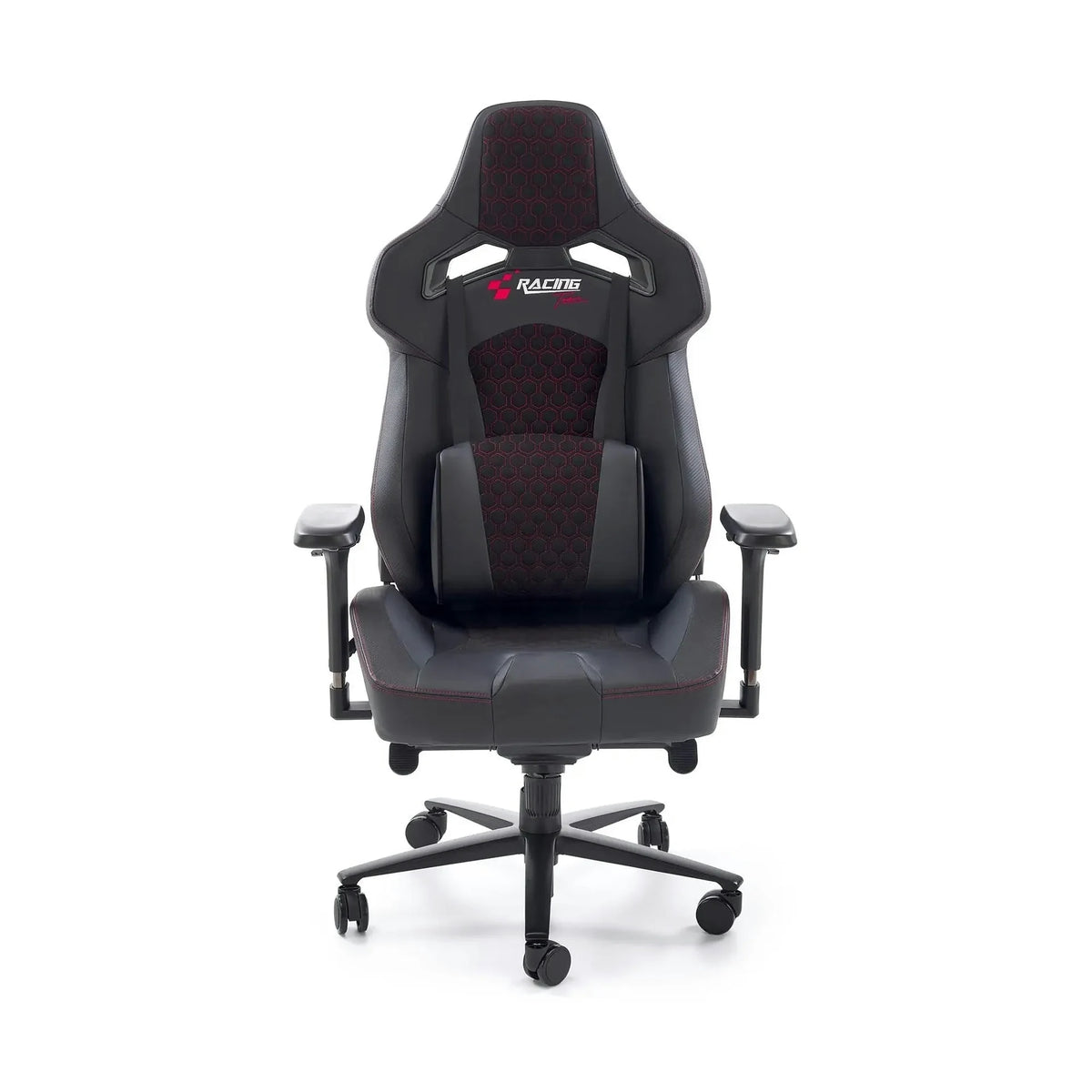 Scaun gaming BALDUR, negru, piele ecologica/metal, 80x75x129/134 cm
