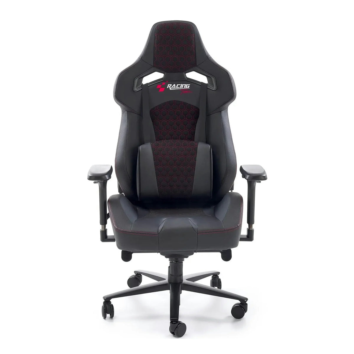 Scaun gaming BALDUR, negru, piele ecologica/metal, 80x75x129/134 cm