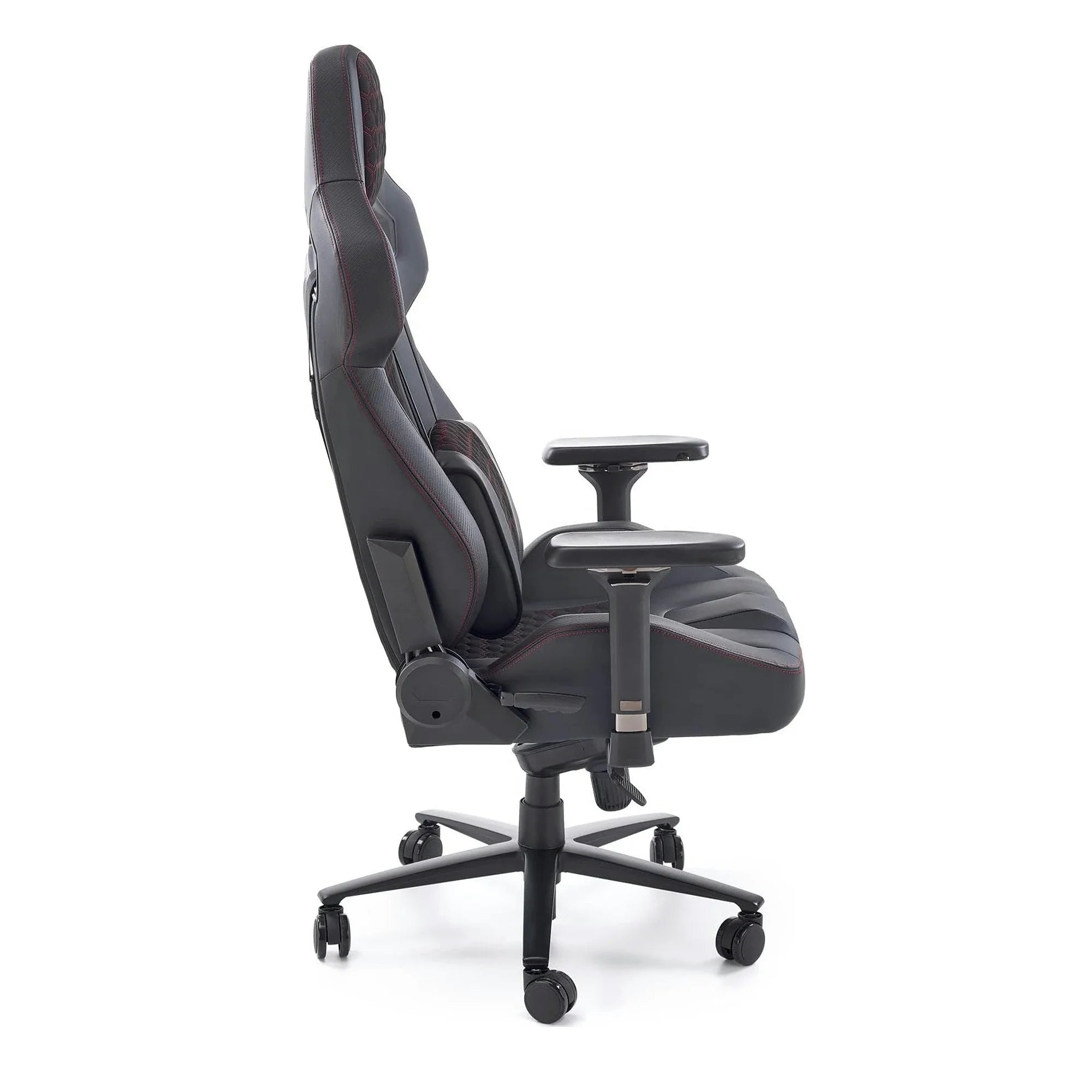 Scaun gaming BALDUR, negru, piele ecologica/metal, 80x75x129/134 cm