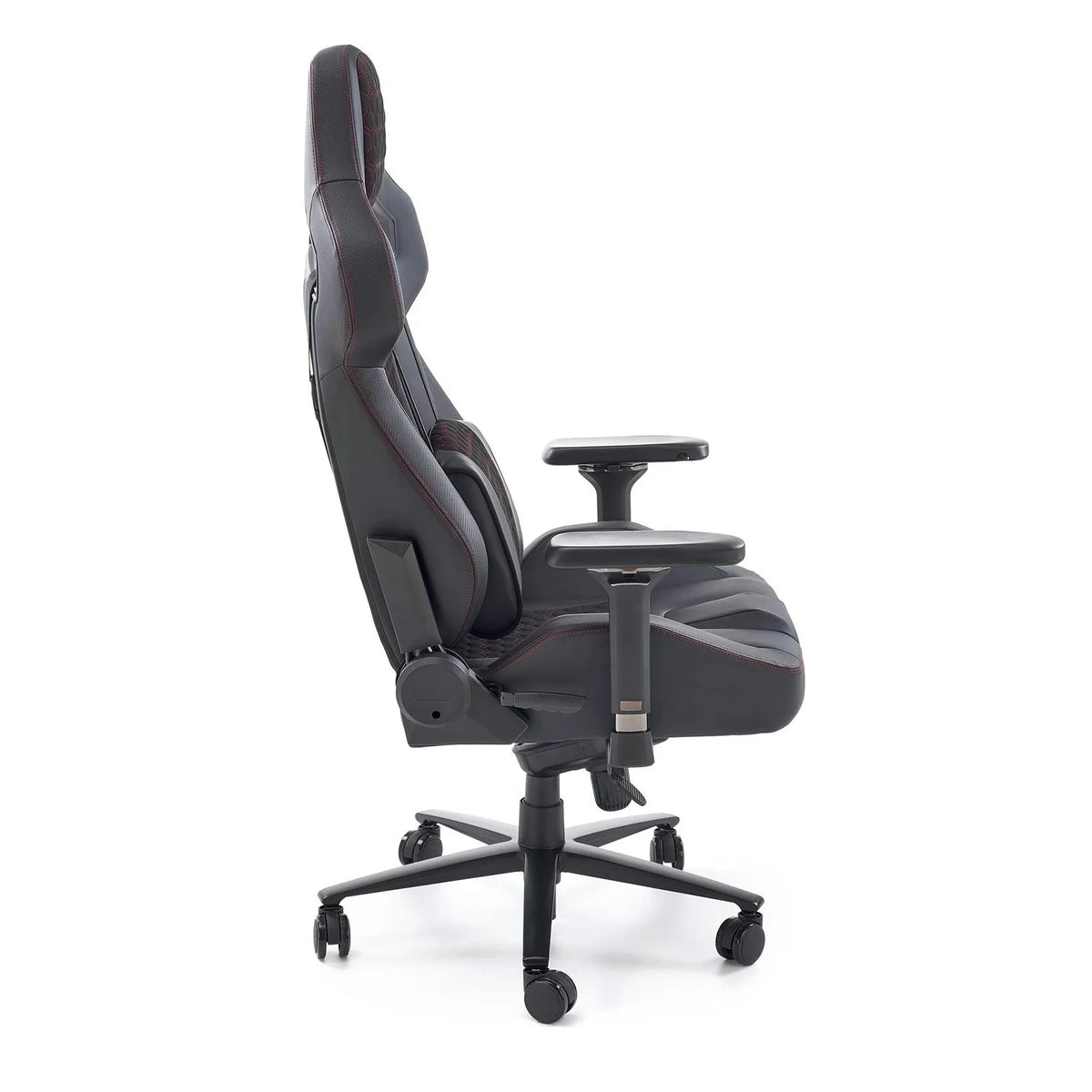 Scaun gaming BALDUR, negru, piele ecologica/metal, 80x75x129/134 cm