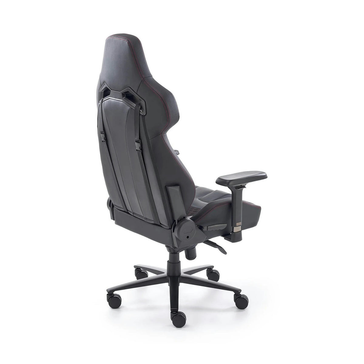Scaun gaming BALDUR, negru, piele ecologica/metal, 80x75x129/134 cm
