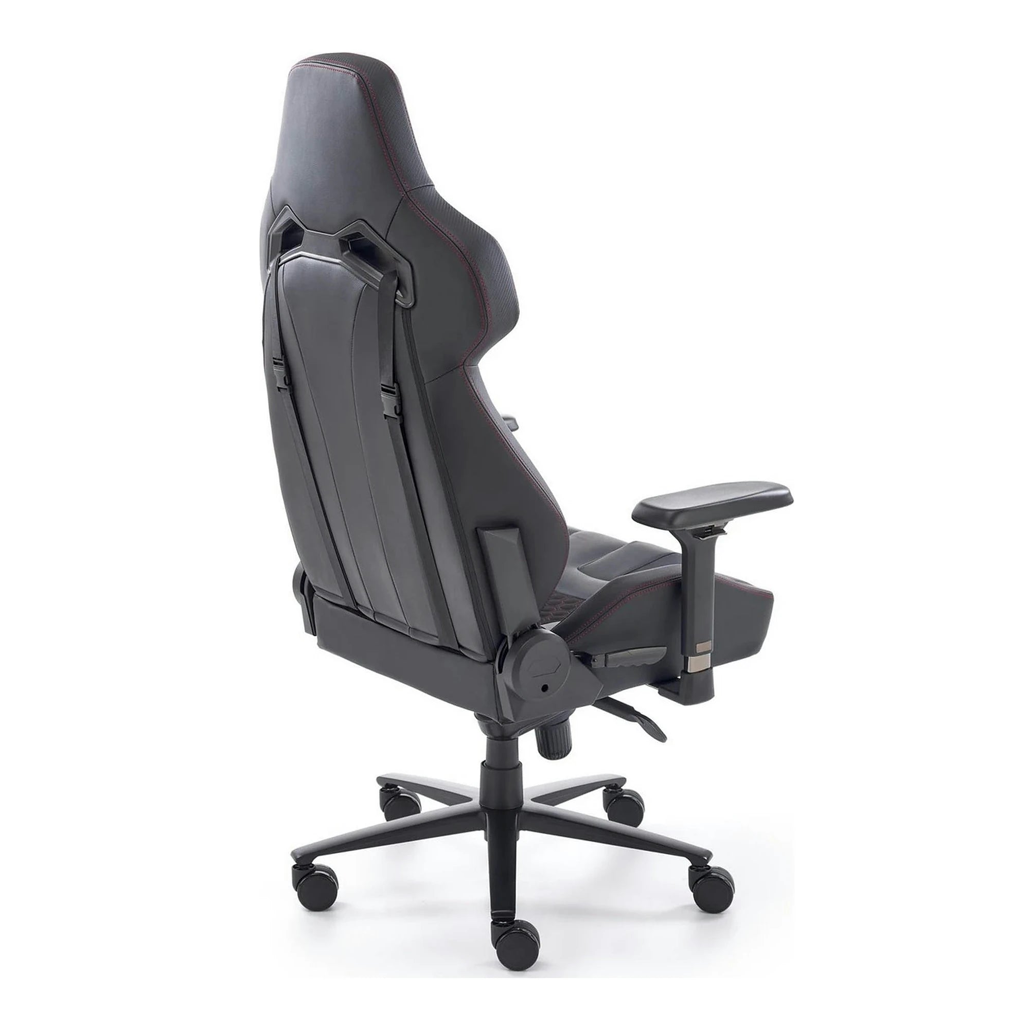 Scaun gaming BALDUR, negru, piele ecologica/metal, 80x75x129/134 cm