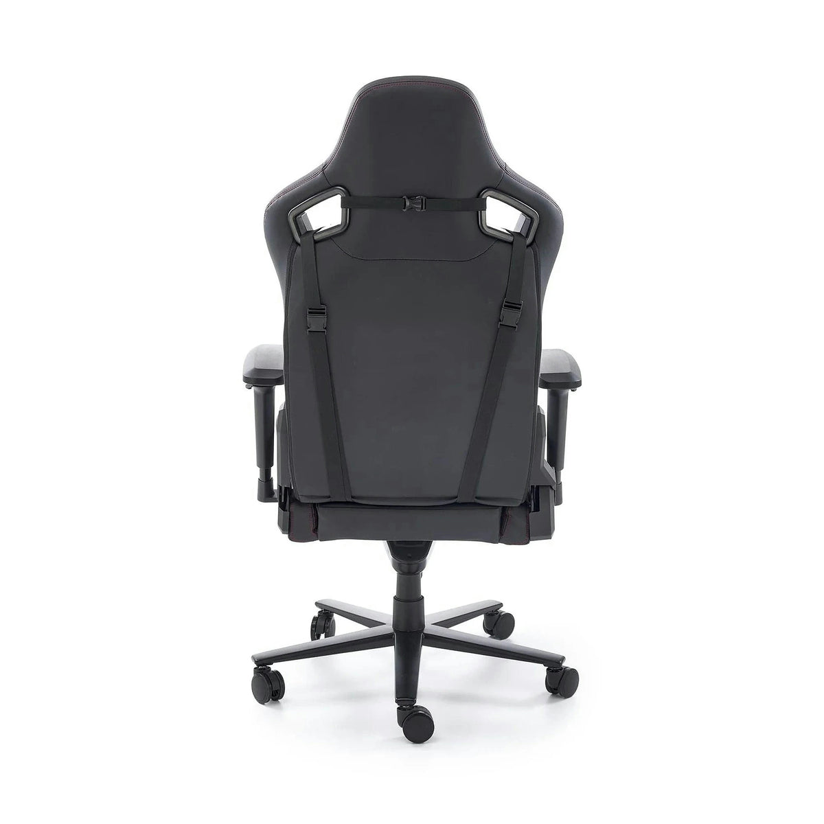 Scaun gaming CHAVEZ, negru, piele ecologica, 77x70x129/135 cm