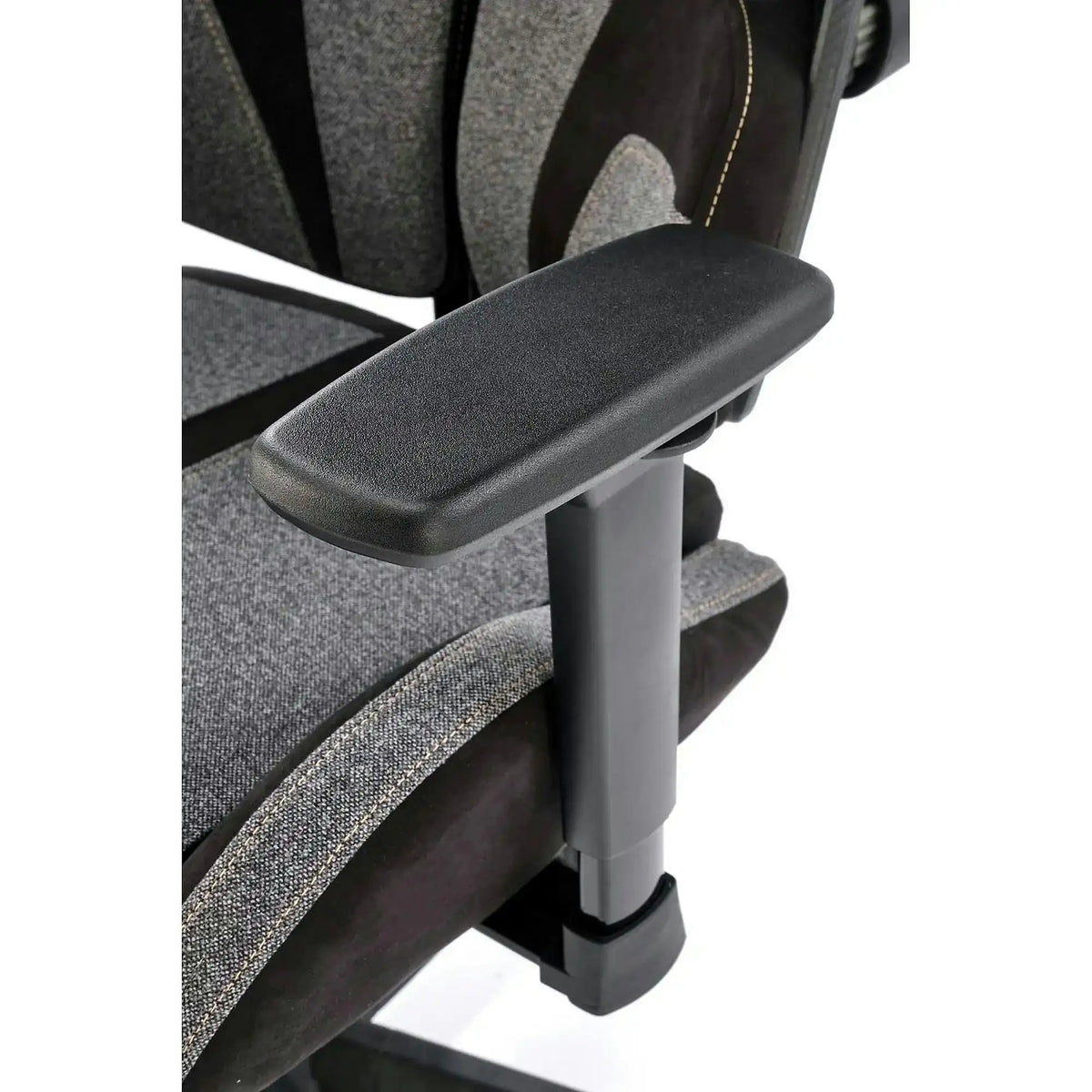 Scaun gaming NITRO 2, gri/negru, material textil, 66x68x130/137 cm