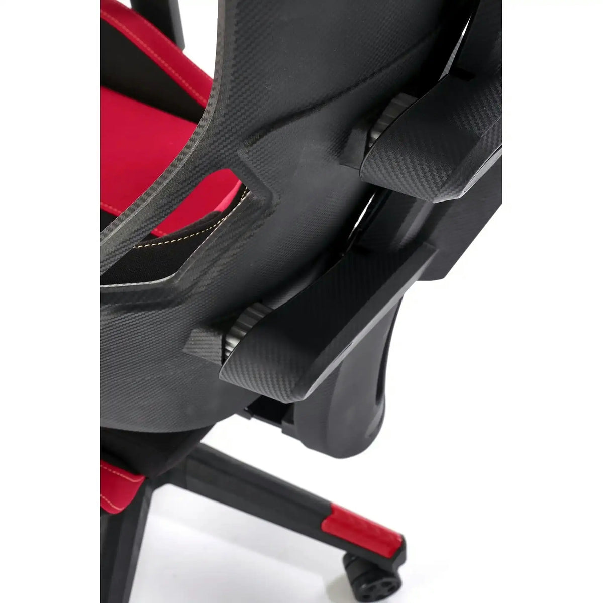 Scaun gaming NITRO 2, rosu/negru, material textil, 66x68x130/137 cm