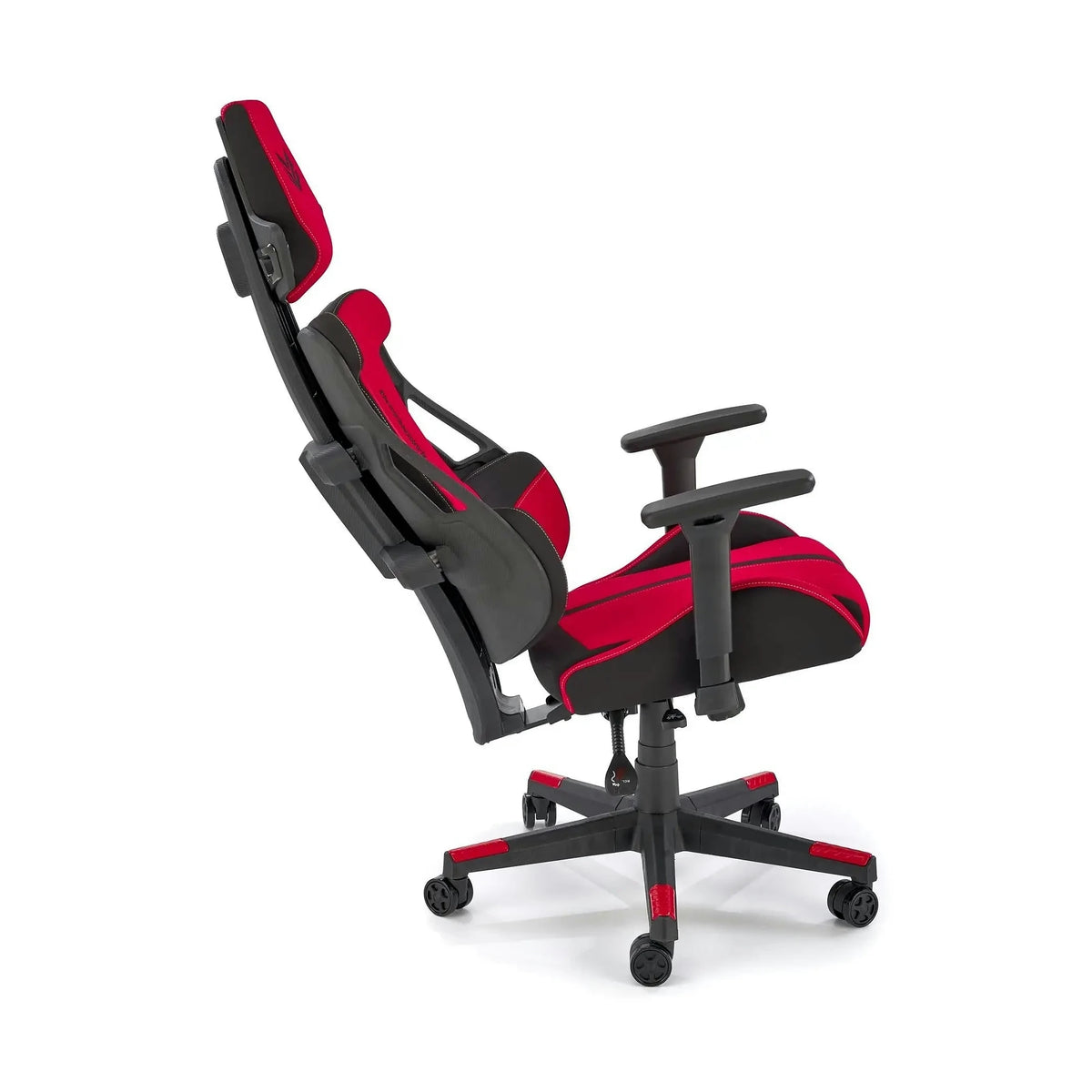 Scaun gaming NITRO 2, rosu/negru, material textil, 66x68x130/137 cm