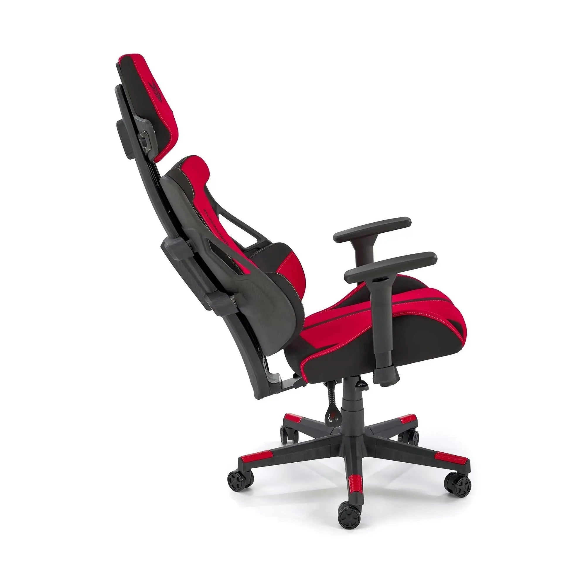 Scaun gaming NITRO 2, rosu/negru, material textil, 66x68x130/137 cm