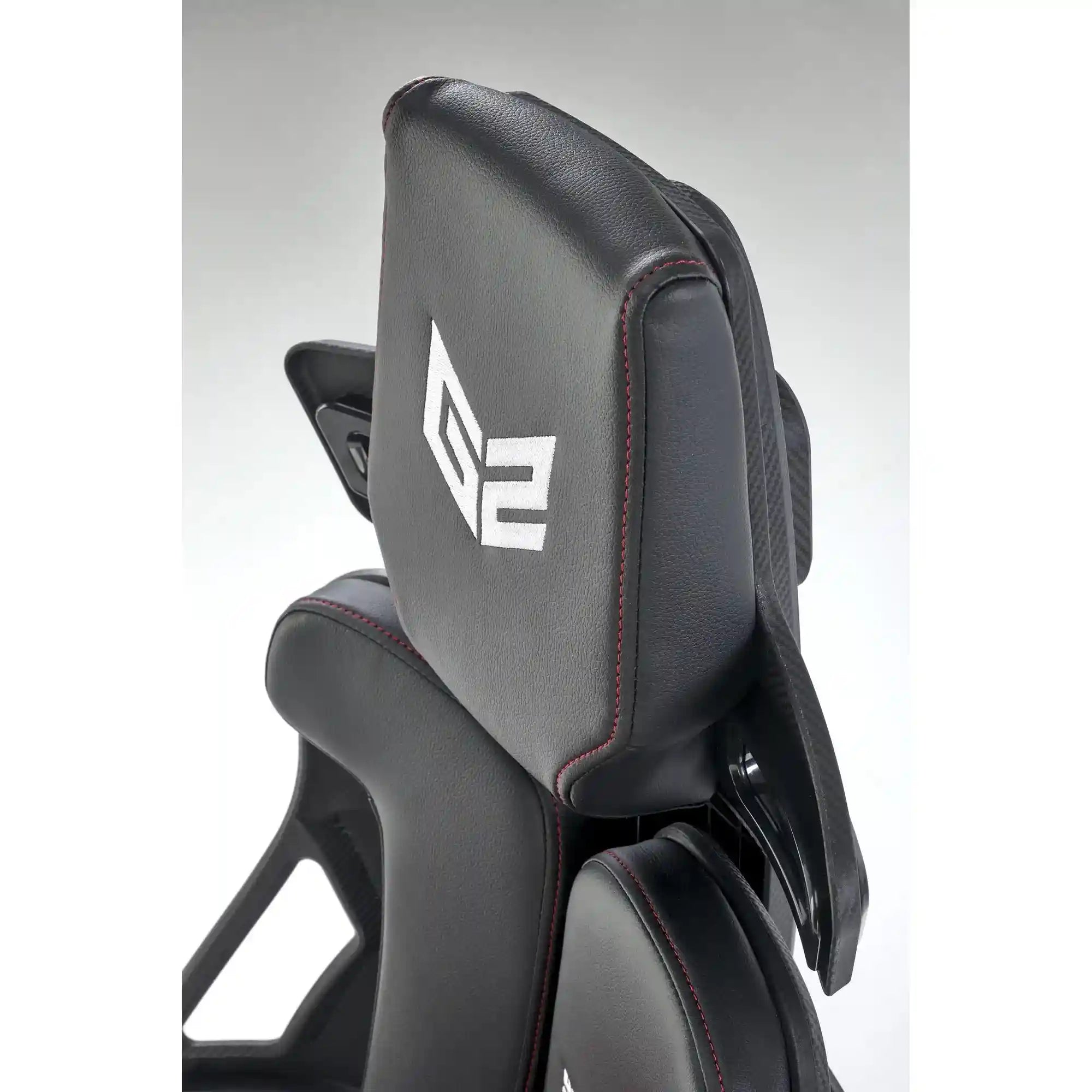 Scaun gaming NITRO, negru/rosu, piele ecologica/material textil, 66x68x130/137 cm