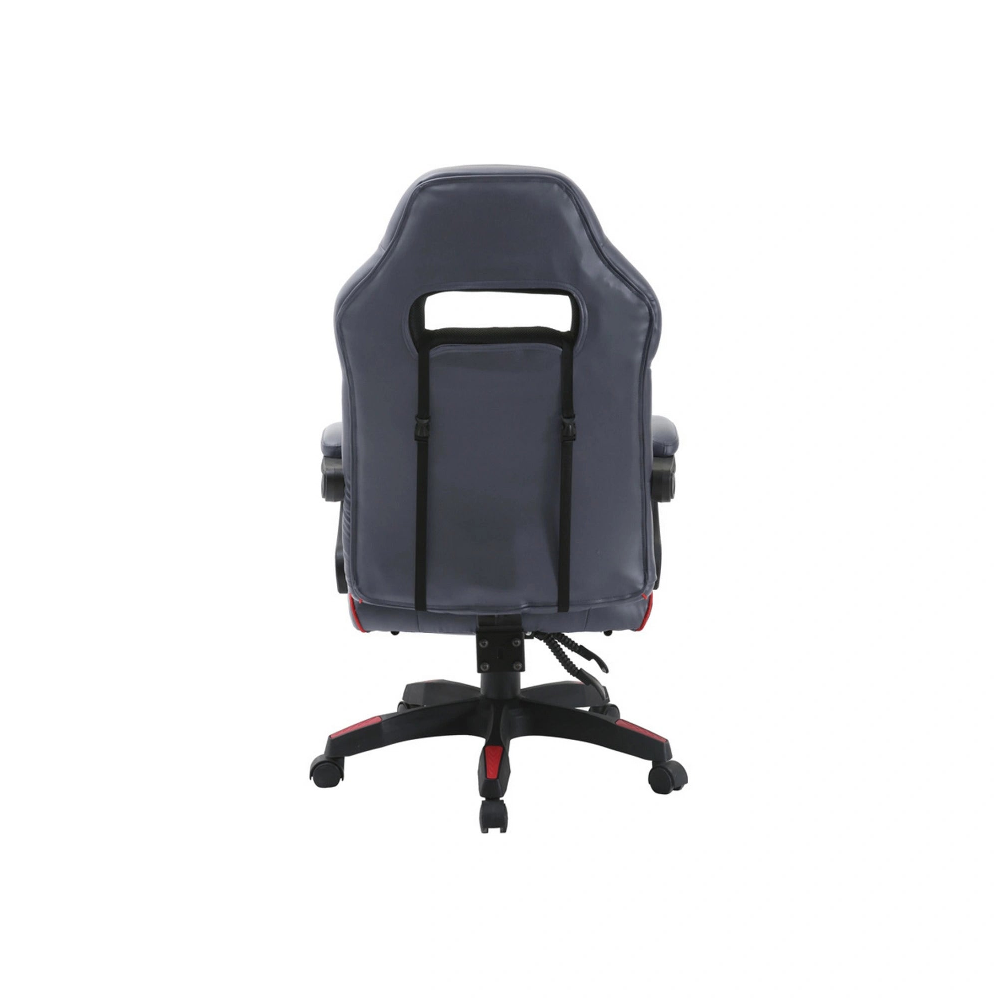 Scaun gaming RIKU, gri/negru, piele ecologica, 71x64x112/122 cm