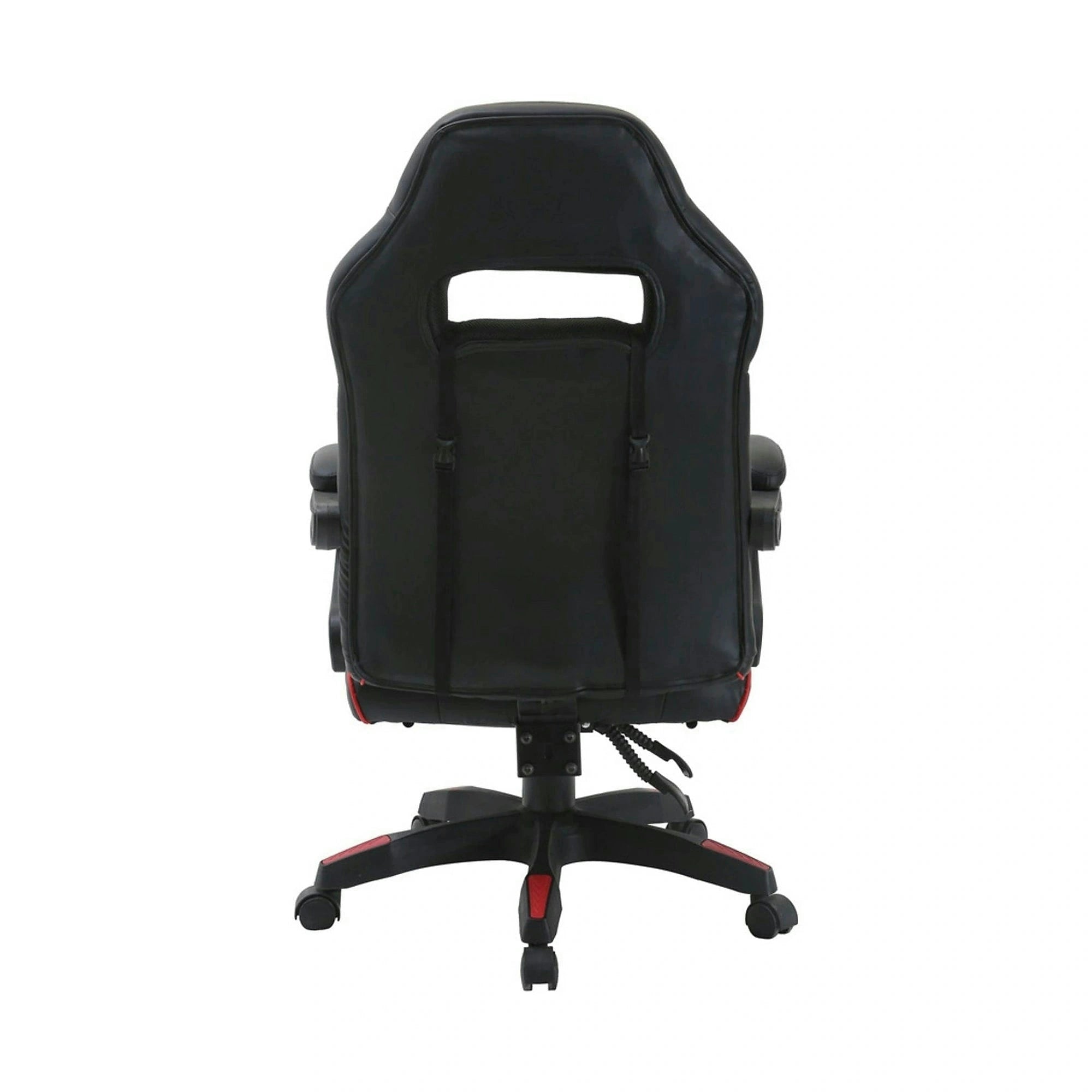 Scaun gaming RIKU, negru, piele ecologica, 71x64x112/122 cm