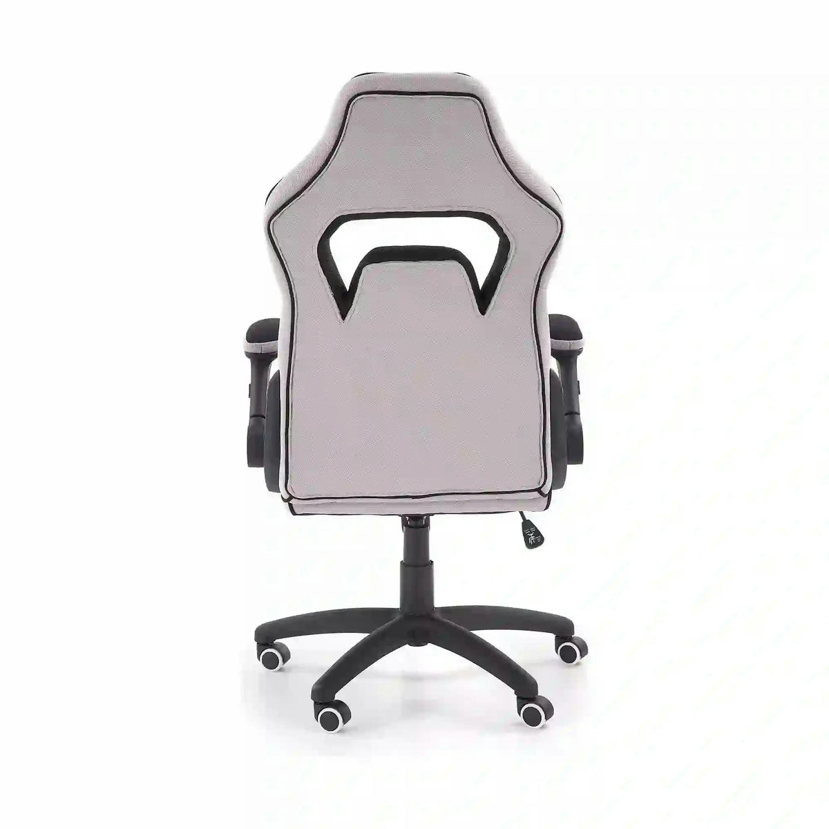 Scaun gaming SONIC, negru/gri, stofa, 69x70x115/124 cm