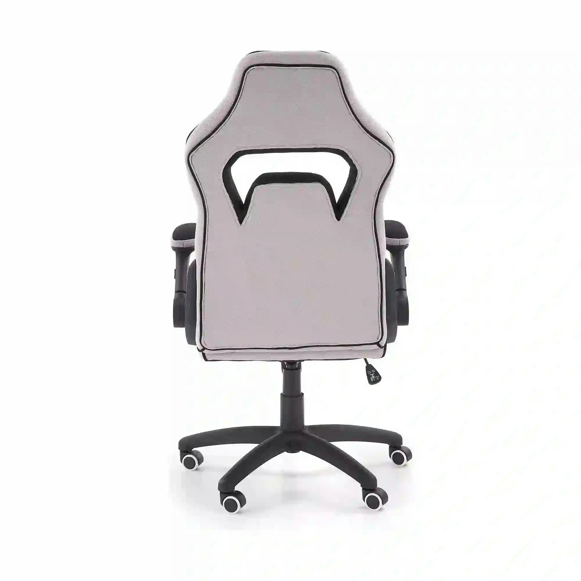 Scaun gaming SONIC, negru/gri, stofa, 69x70x115/124 cm