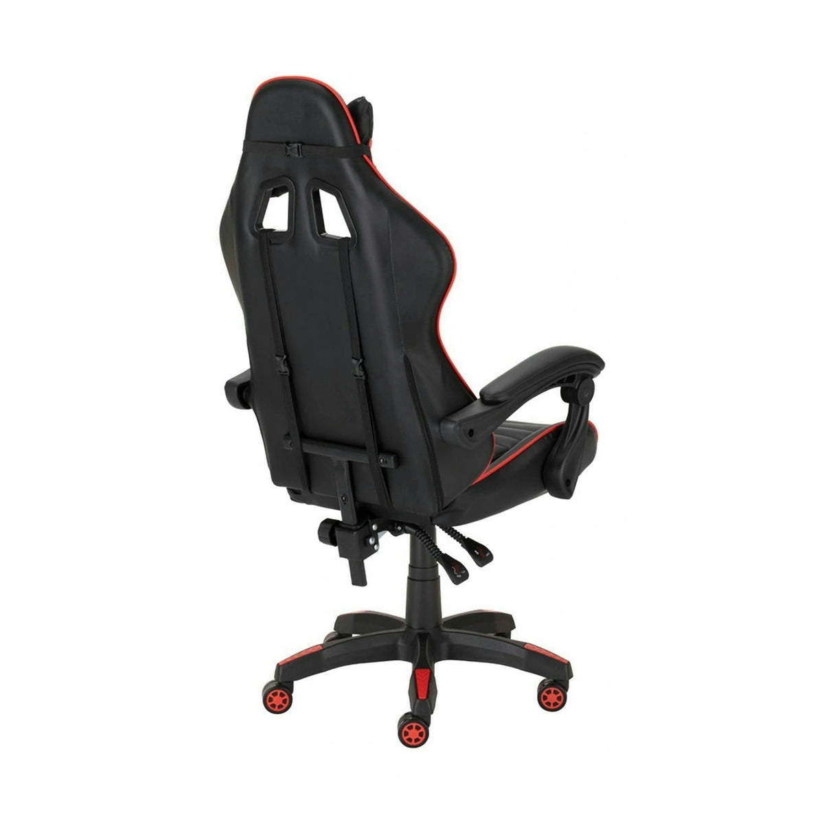Scaun gaming X-PLAY, negru/rosu, piele ecologica, 64x65x123/132 cm