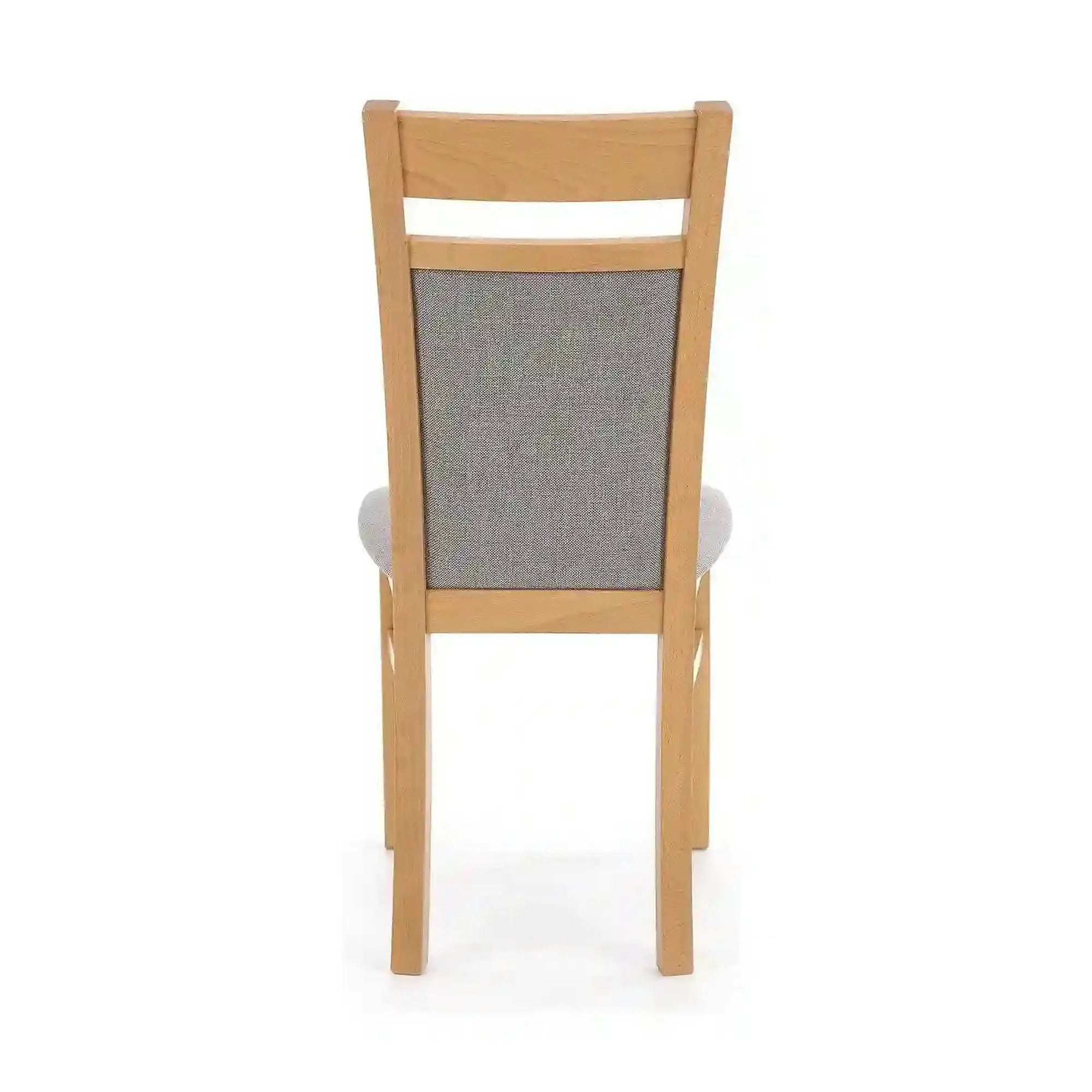 Scaun GERARD 2, gri/stejar honey, stofa clasica/lemn de fag, 44x55x97 cm