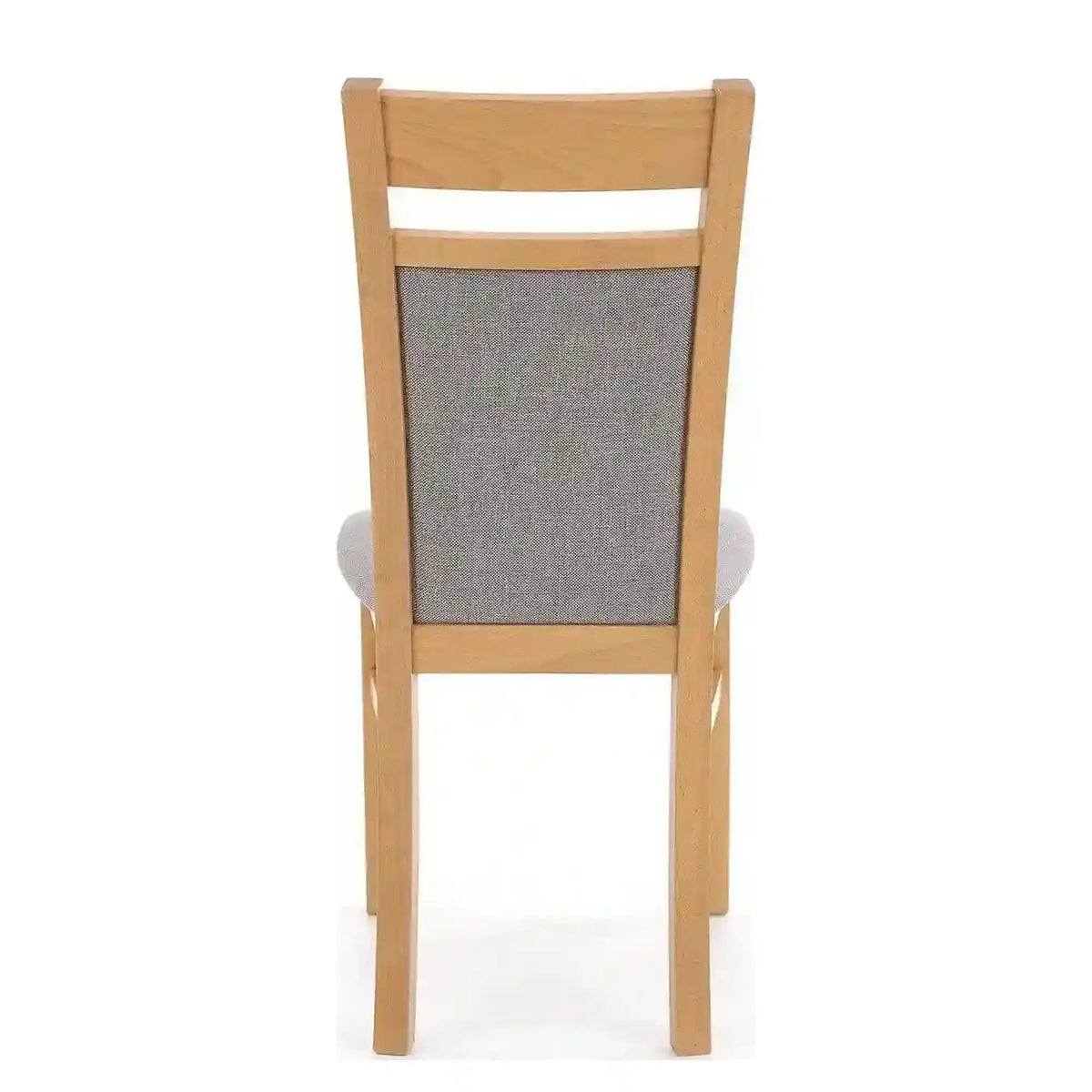 Scaun GERARD 2, gri/stejar honey, stofa clasica/lemn de fag, 44x55x97 cm