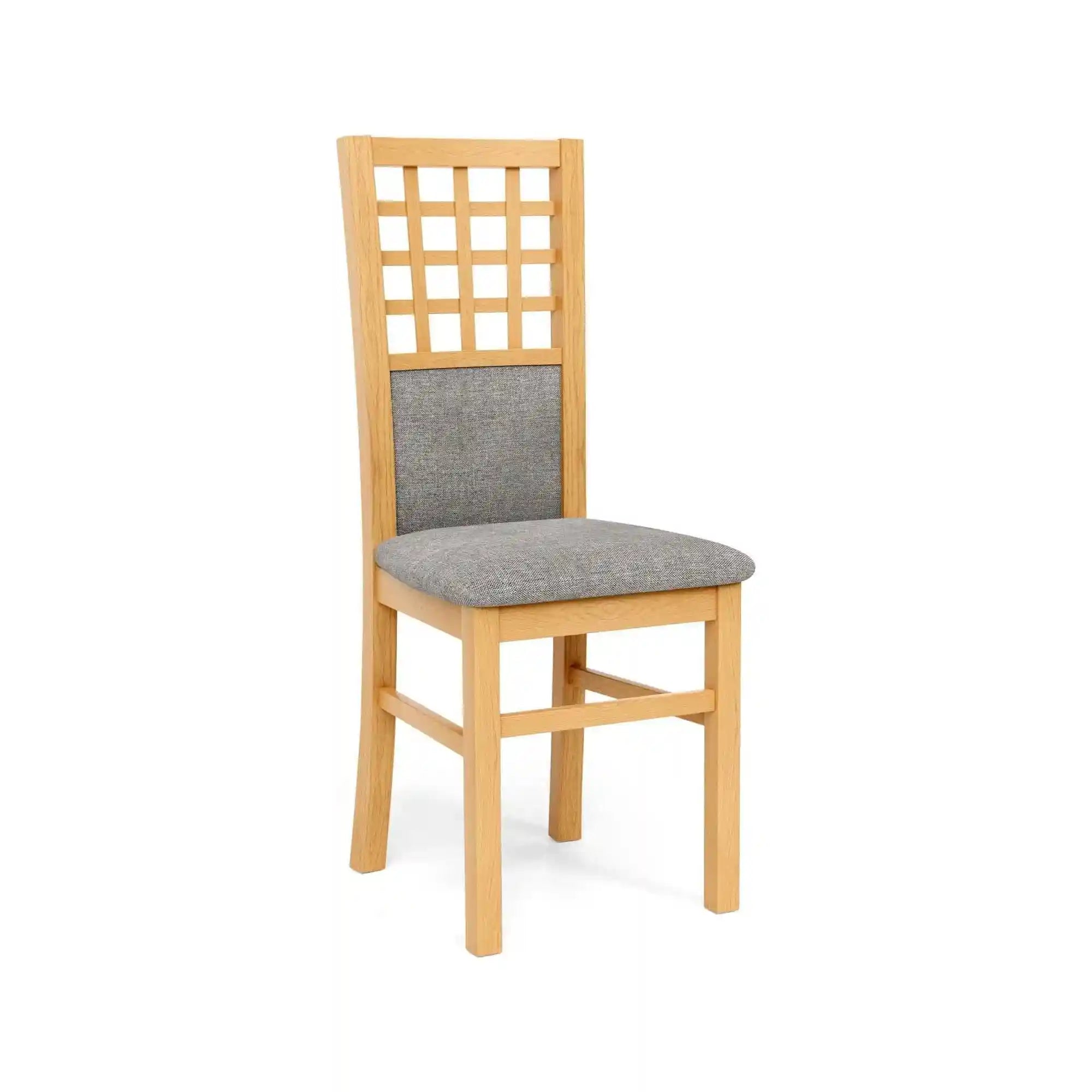 Scaun GERARD 3, gri/stejar honey, 46X55X97 CM