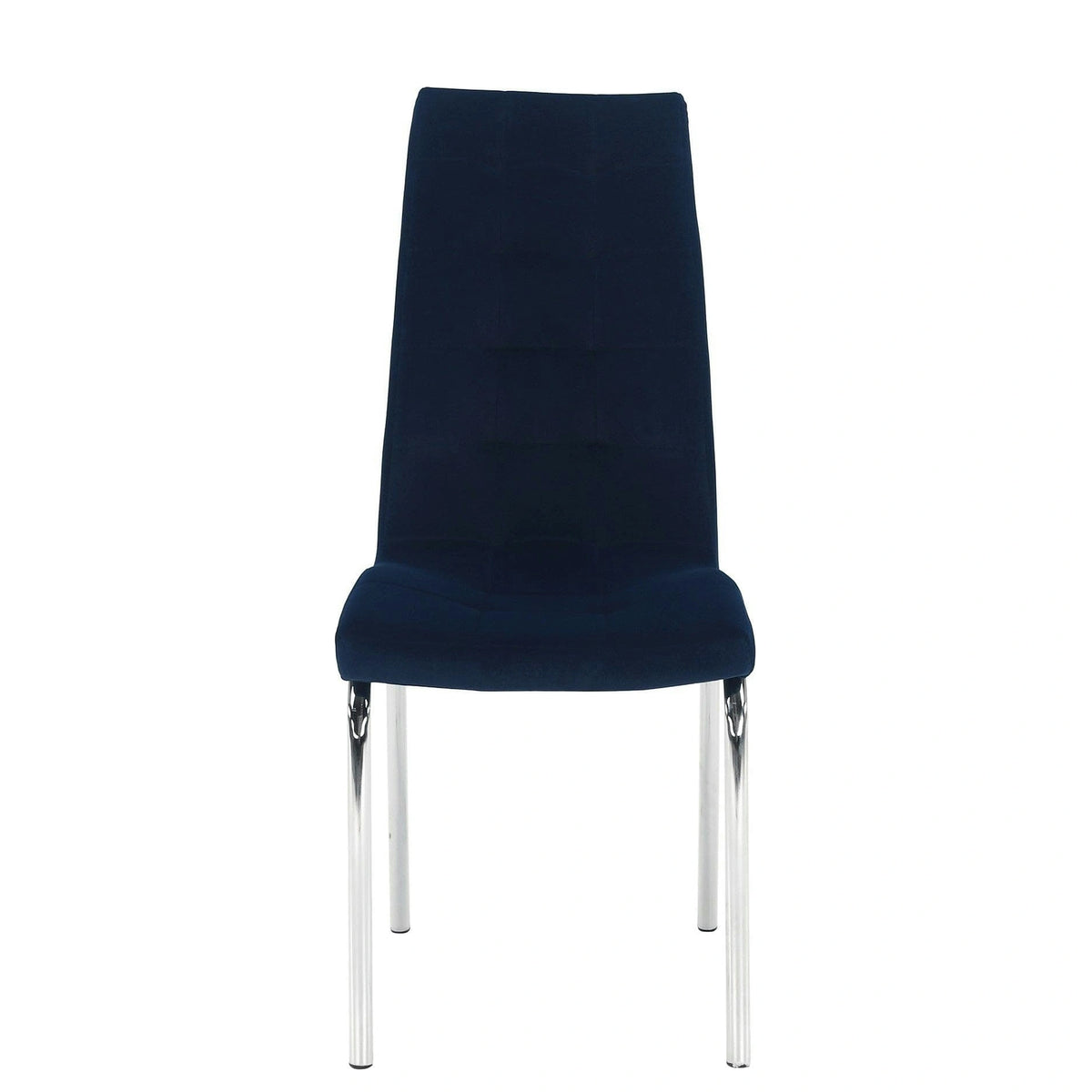 Scaun GERDA NEW, albastru, stofa clasica/metal, 42x58x103 cm