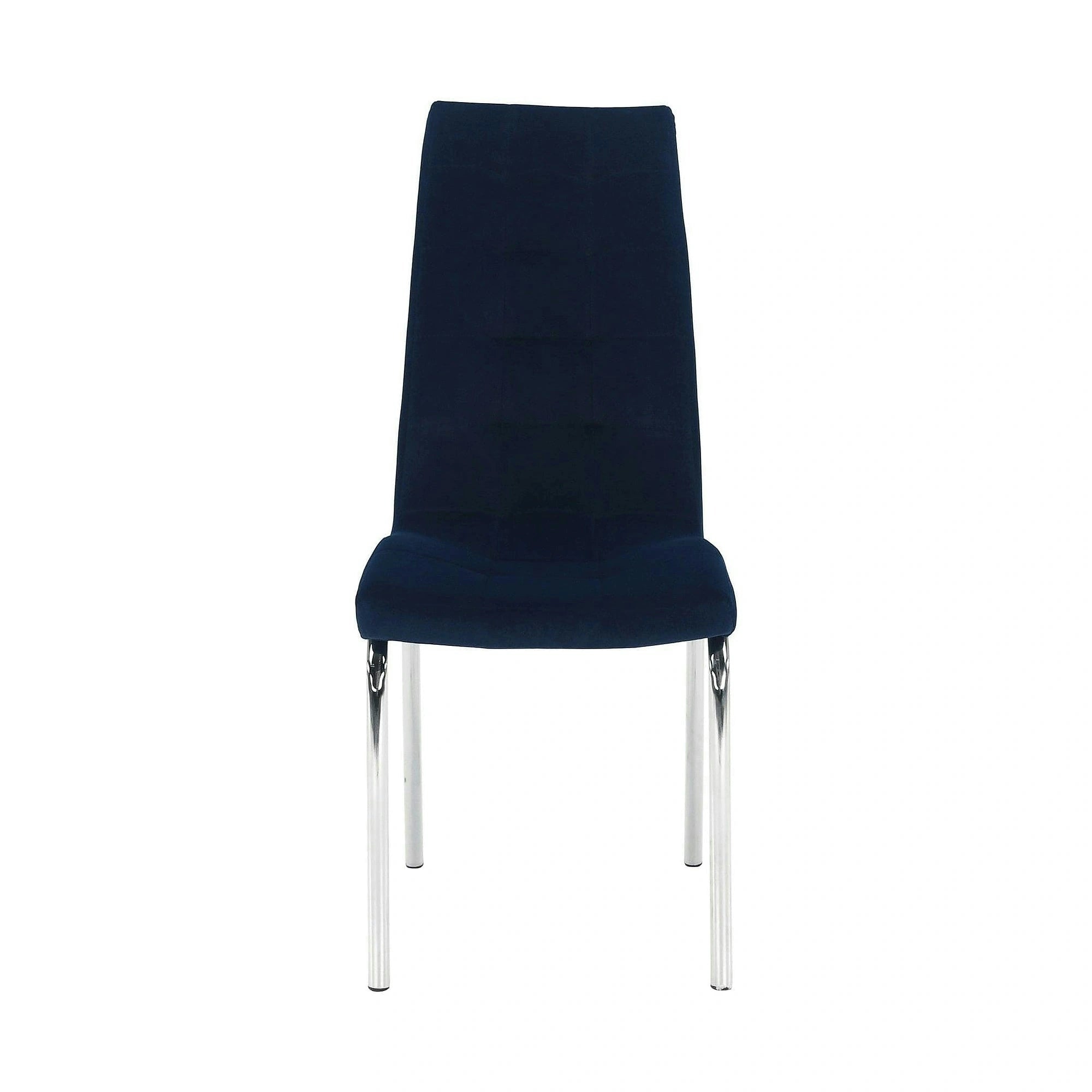 Scaun GERDA NEW, albastru, stofa clasica/metal, 42x58x103 cm