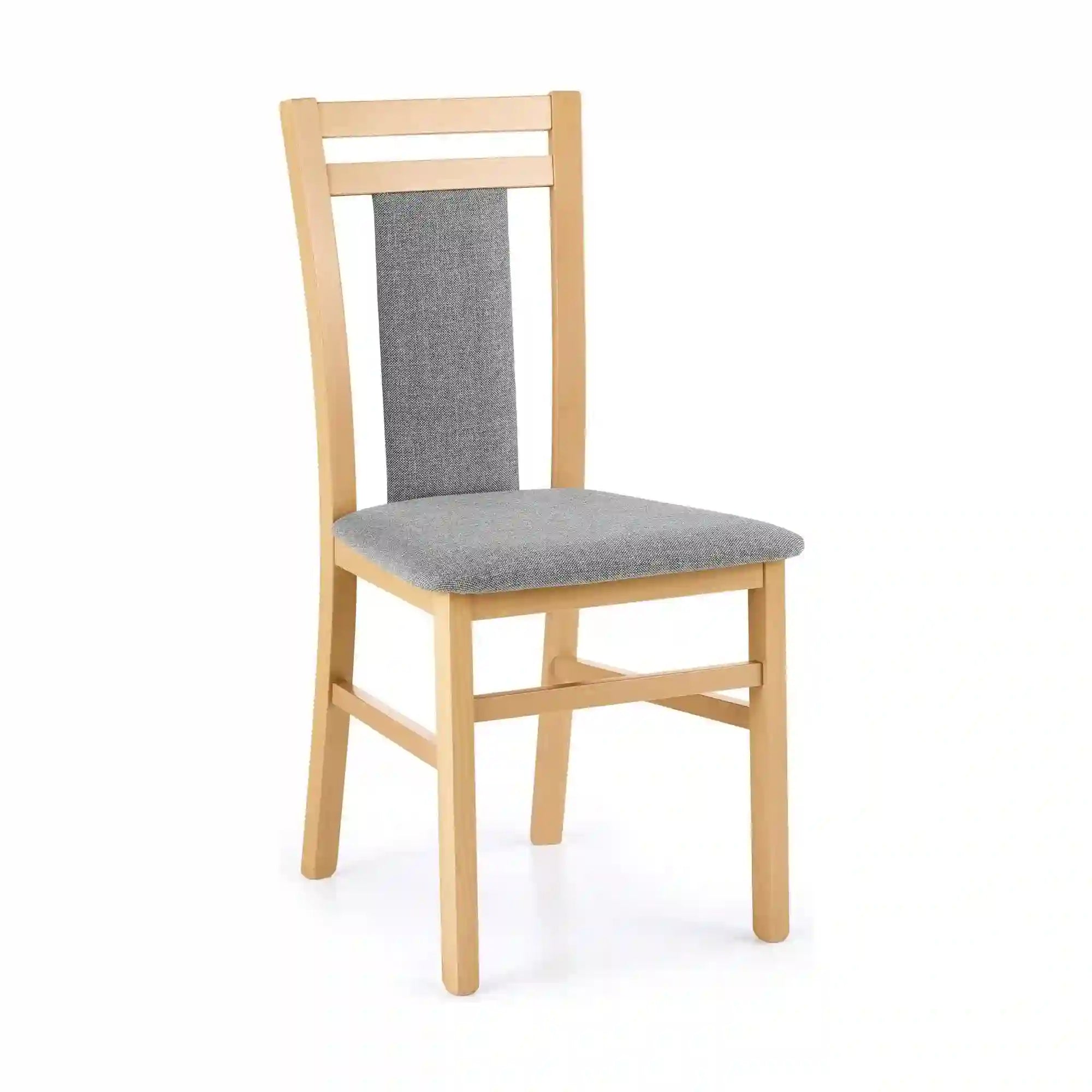 Scaun HUBERT 8, gri/stejar honey, 45X51X90 CM
