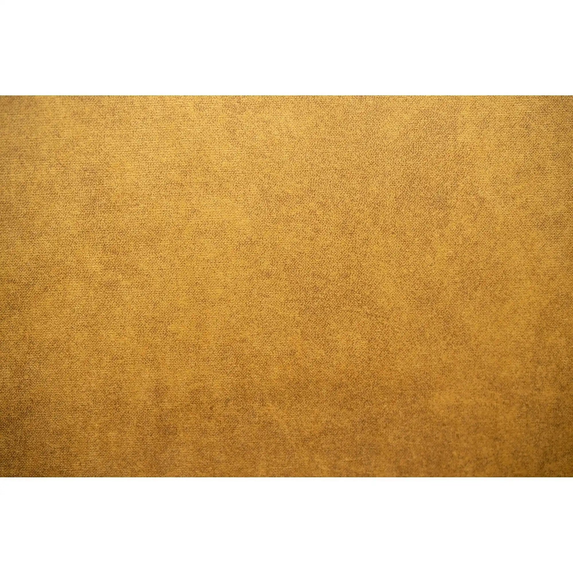 Scaun HUGO 1, galben mustar/negru, stofa catifelata/lemn de fag, 43x40x86 cm
