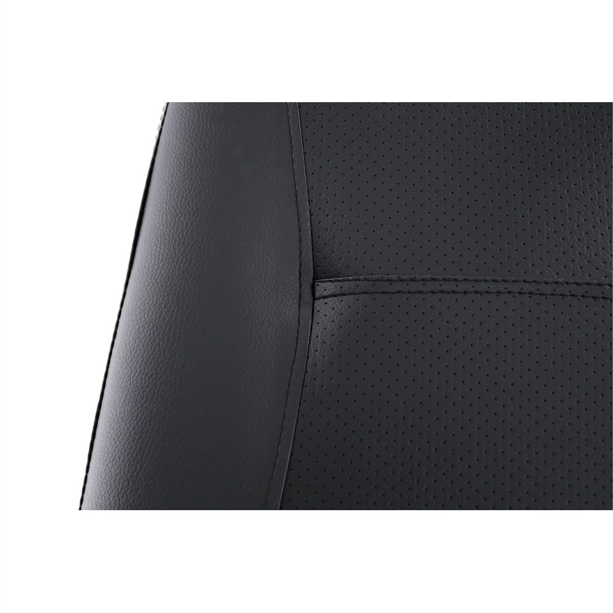 Scaun ILHAM, negru/crom, piele ecologica/metal, 52x55x85 cm